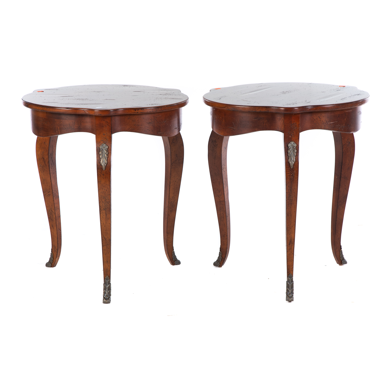 A PAIR OF LOUIS XV STYLE END TABLES 28872f