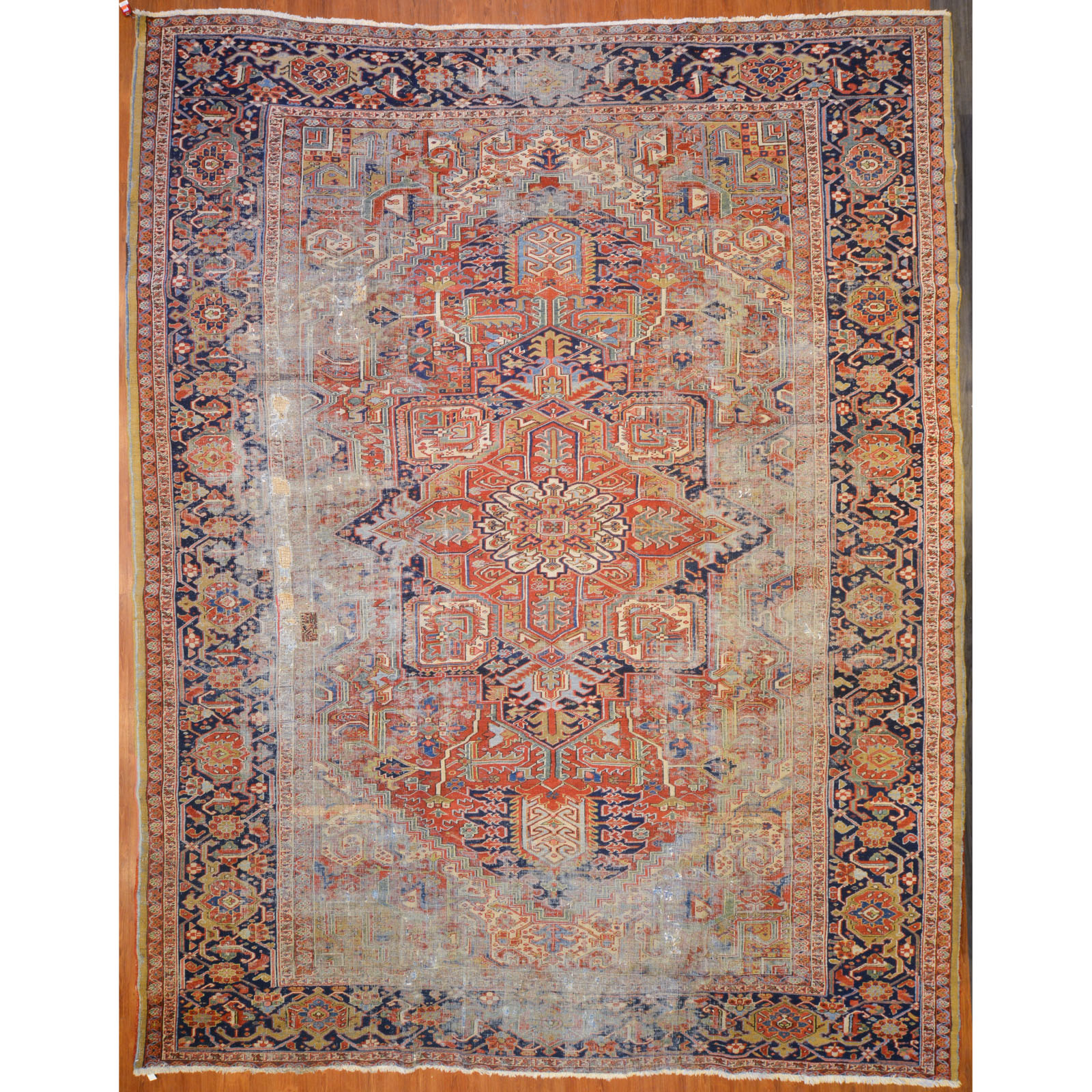 ANTIQUE HERIZ CARPET, PERSIA, 11.9