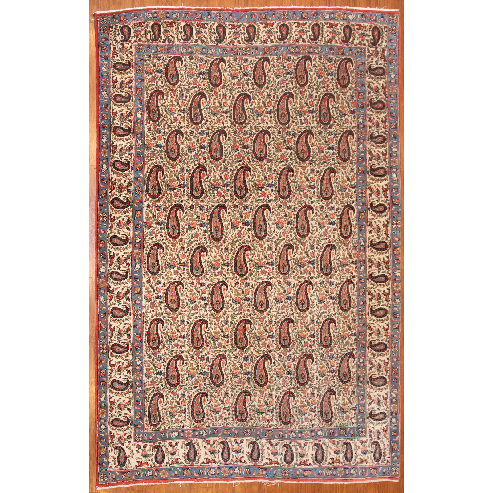 SEMI-ANTIQUE QUM RUG, PERSIA, 4.6