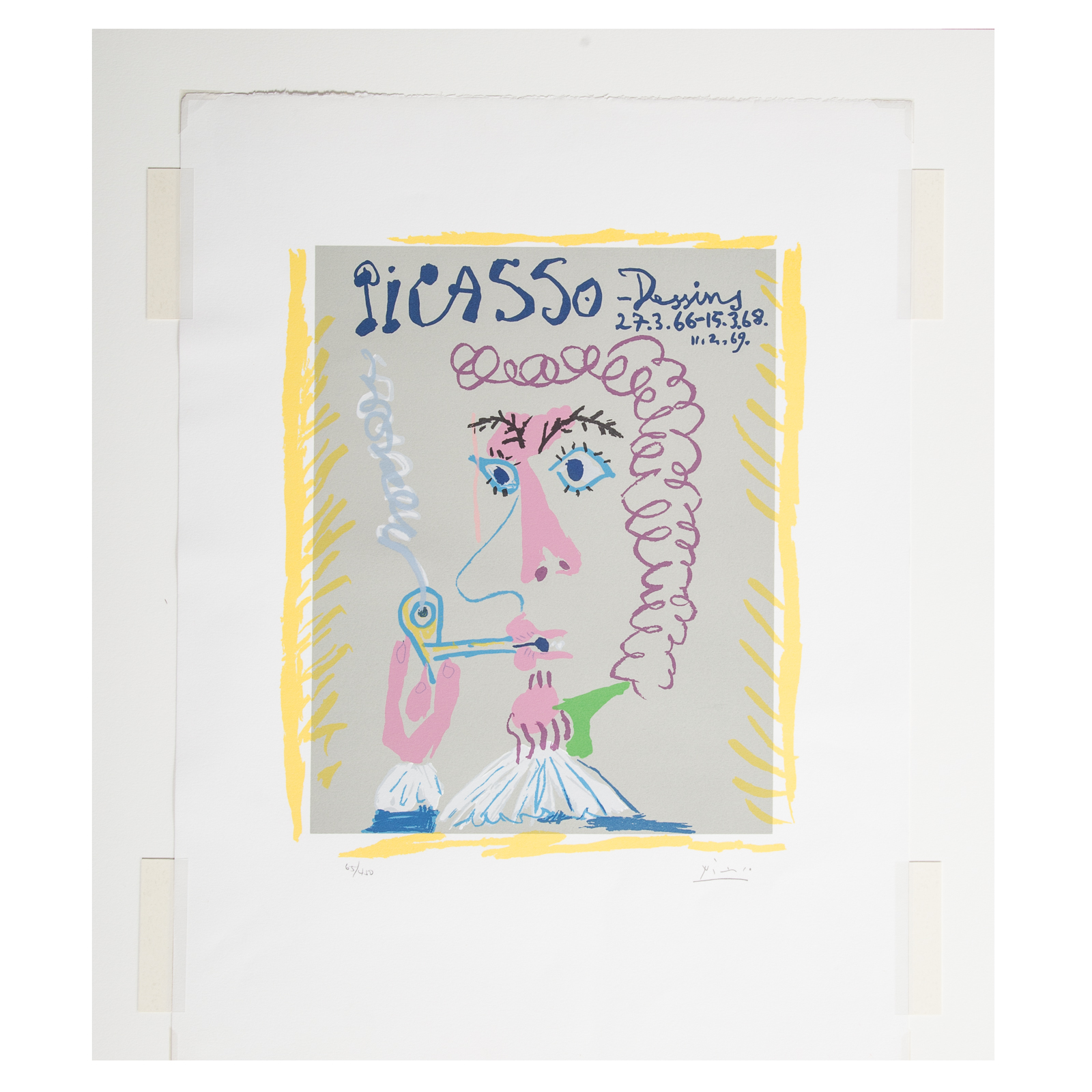 PABLO PICASSO DESSINS LITHOGRAPH 2887ca