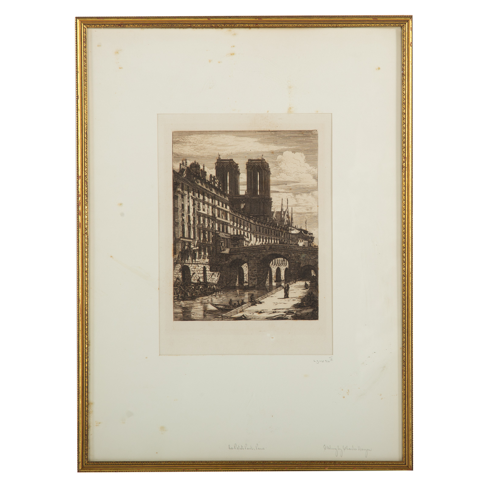 CHARLES MEYRON LE PETIT PONT  28880b