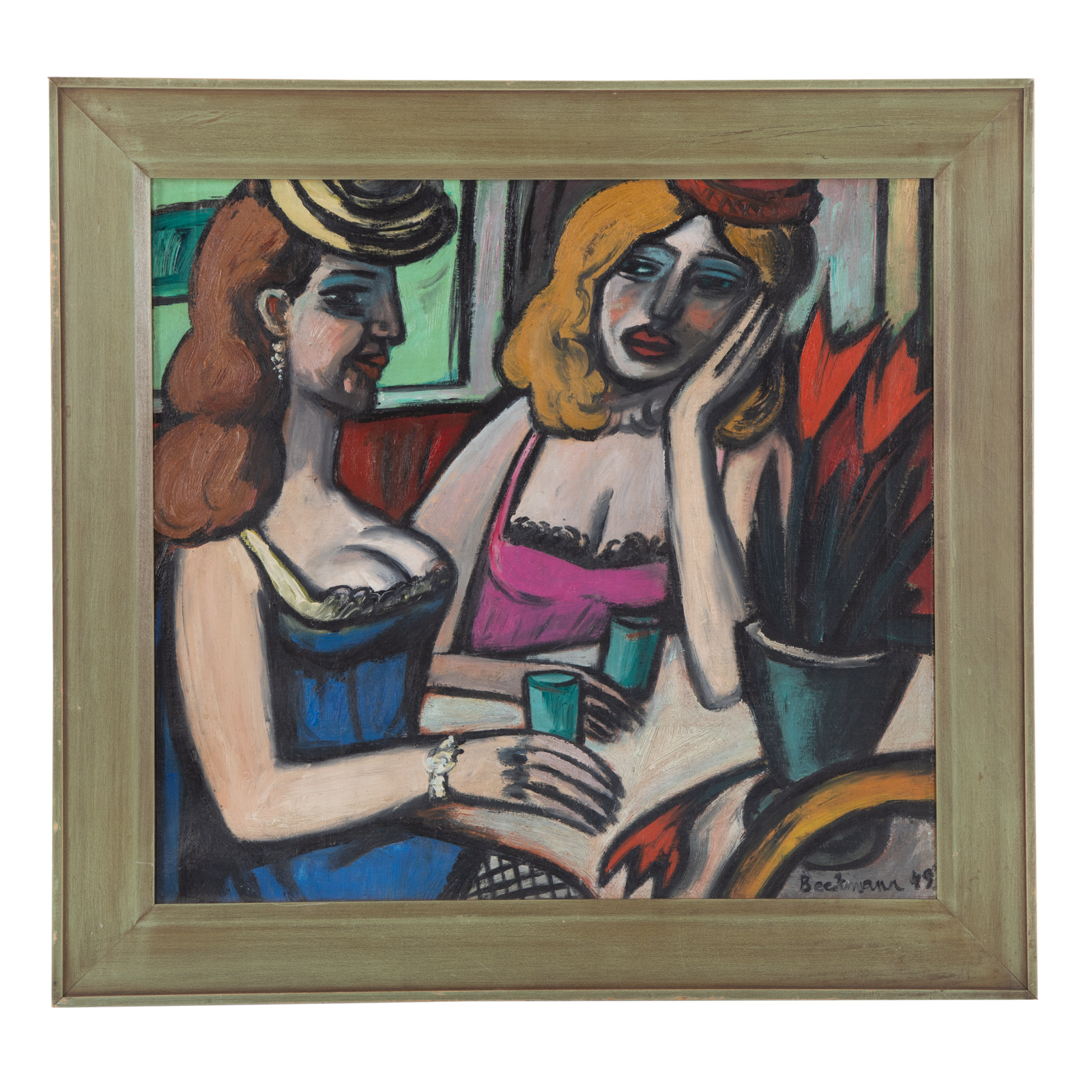 ATTRIBUTED TO MAX BECKMANN. LADIES
