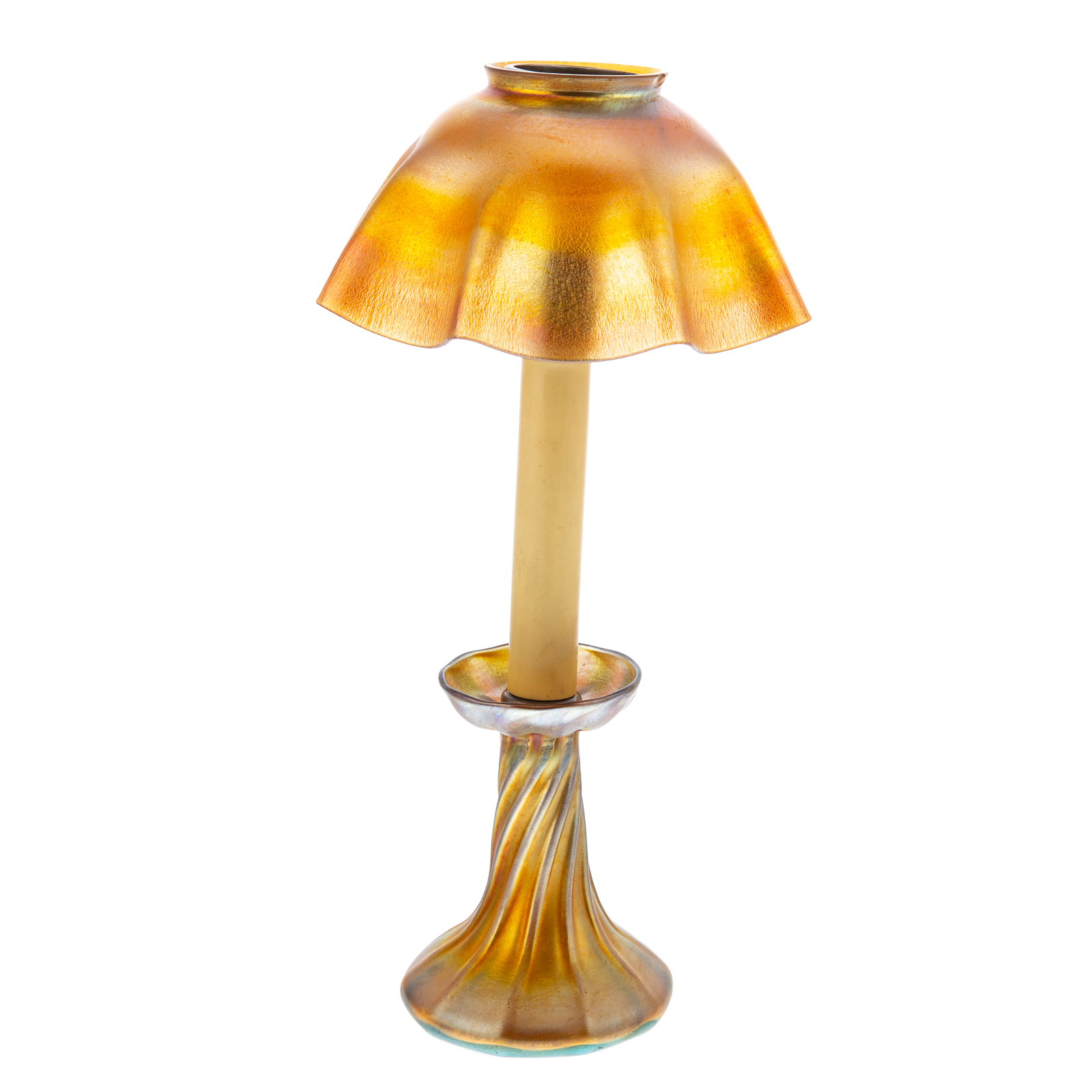 TIFFANY FAVRILLE GLASS CANDLESTICK 288834