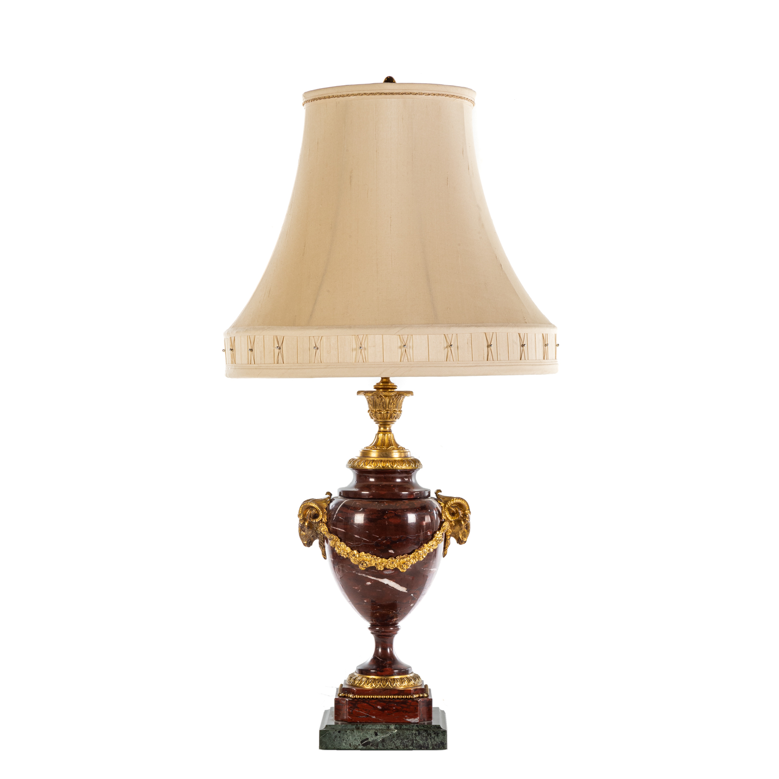 LOUIS XVI STYLE MARBLE URN LAMP