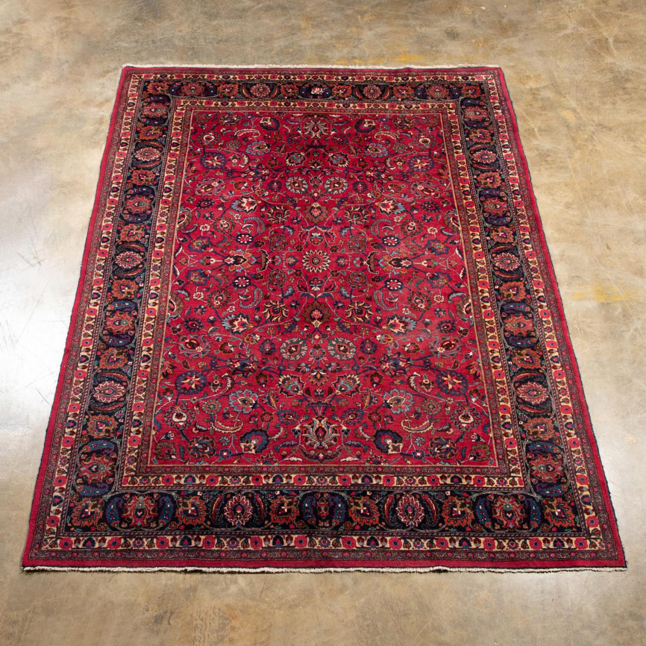 HAND KNOTTED WOOL PERSIAN KASHAN 28888b