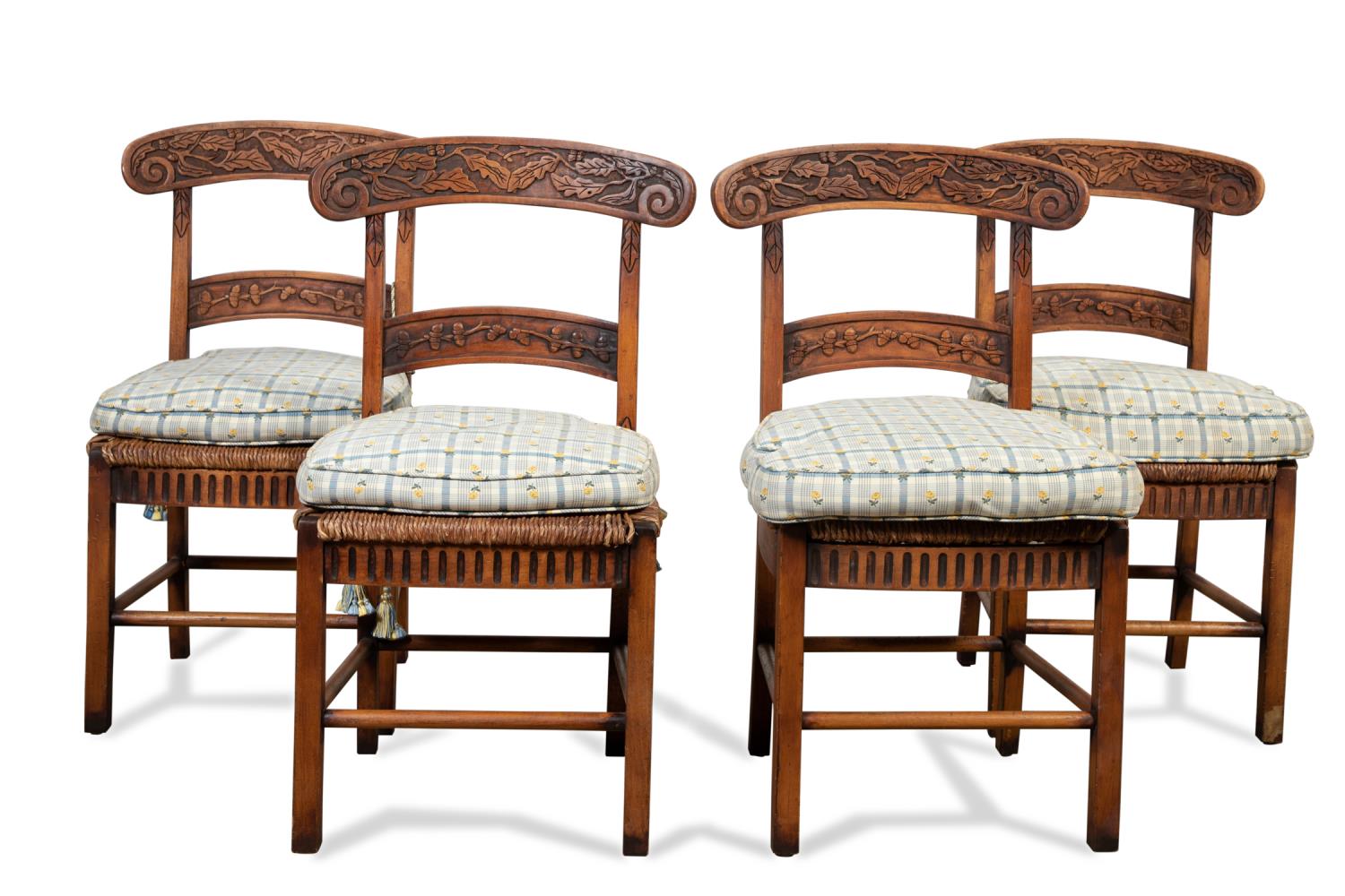 SET OF 4 FRENCH COUNTRY CHAIRS 288886