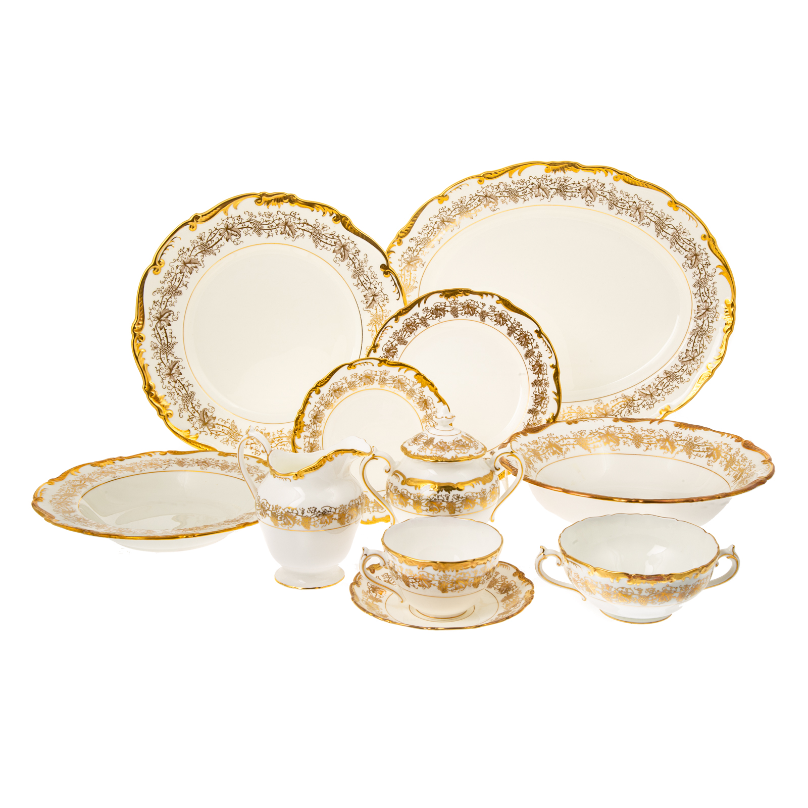 COALPORT "HAZELTON" CHINA 253-PIECE