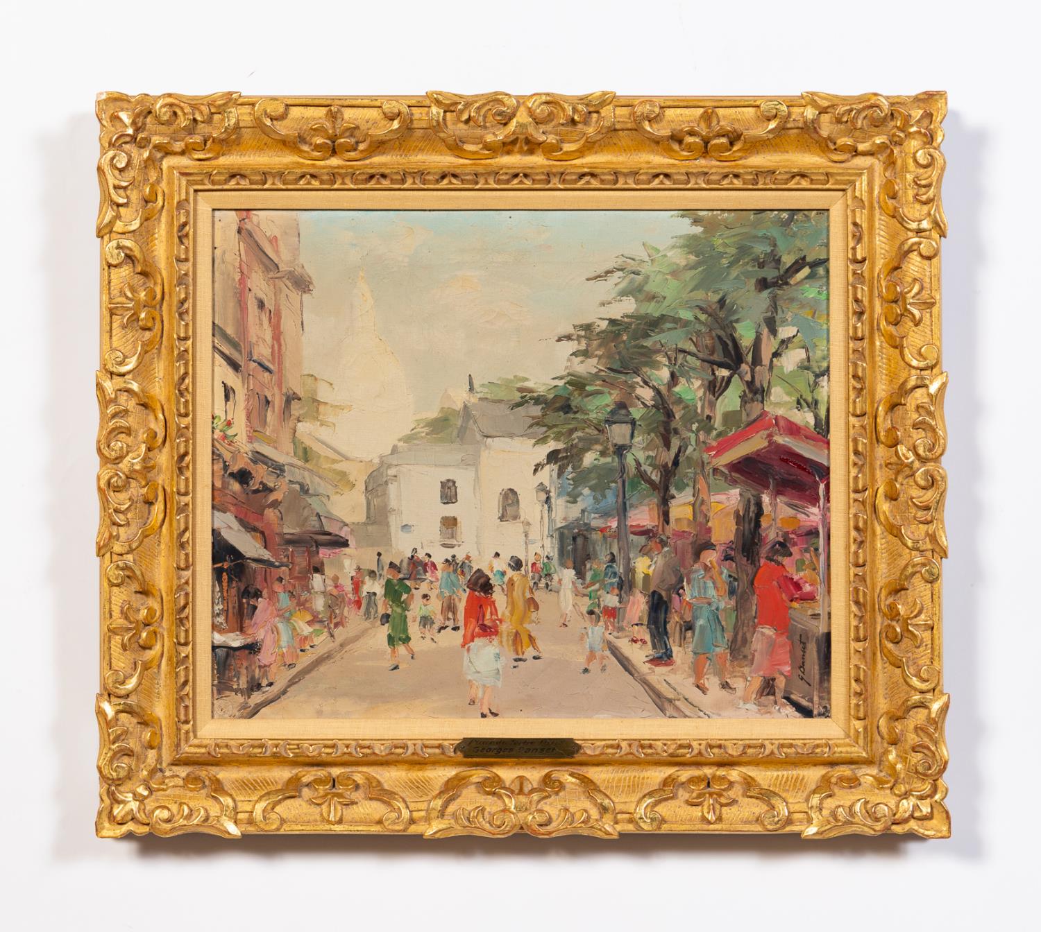 GEORGES DANSET "PLACE DU TERTRE",