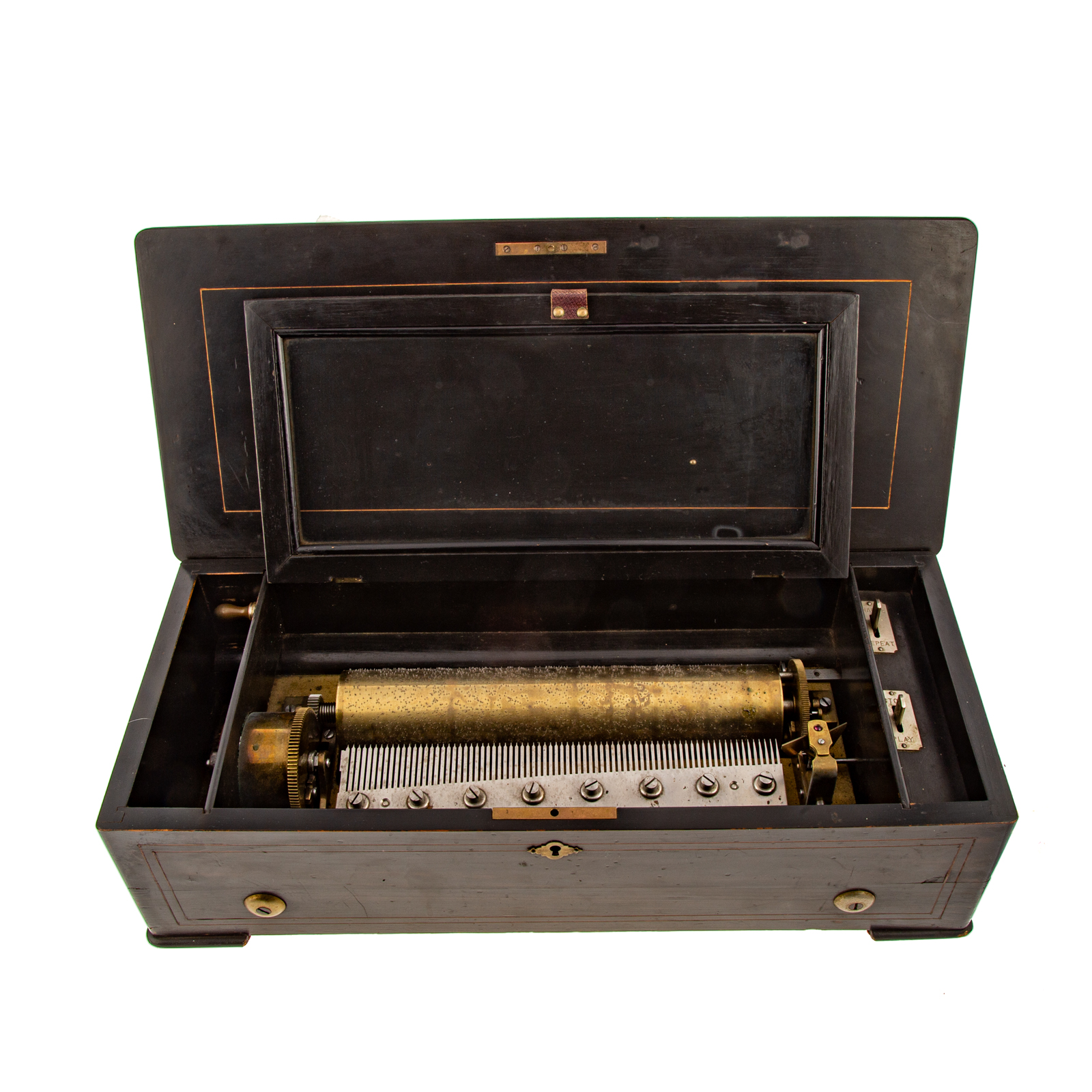 SWISS CYLINDER MUSIC BOX Circa 1870-80;