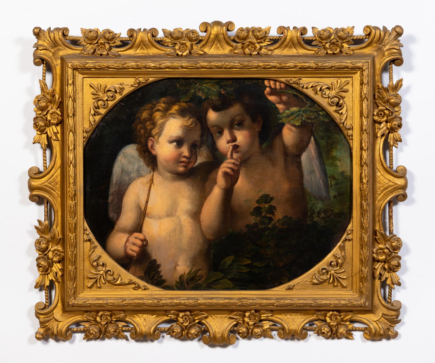 AFTER ANNIBALE CARRACCI TWO PUTTI  28895c