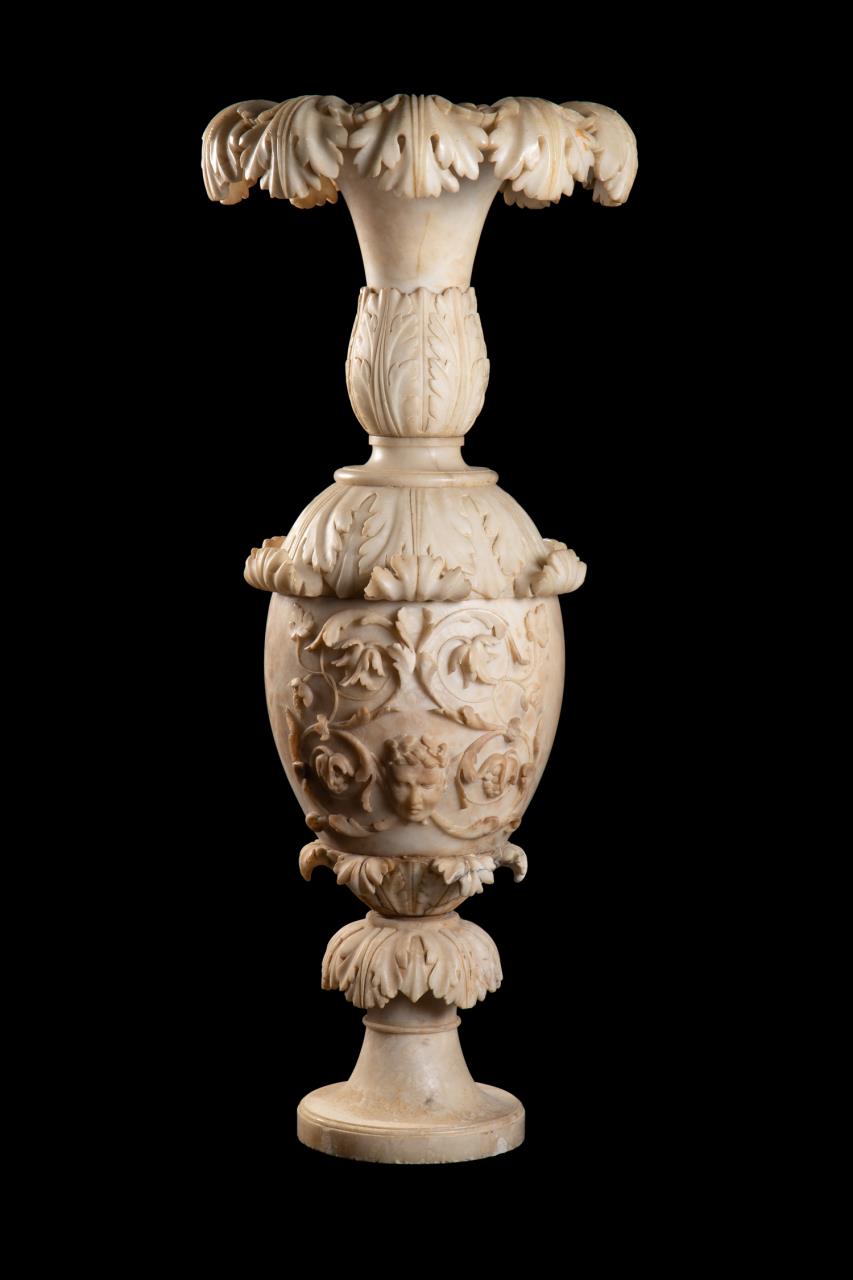 ITALIAN BAROQUE STYLE CARVED ALABASTER 288988