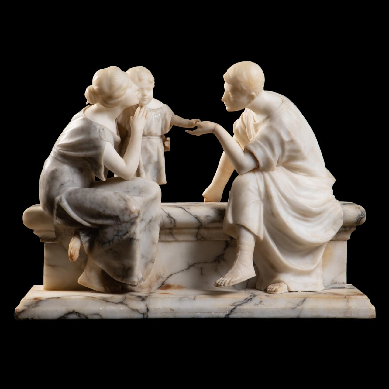 GUGLIELMO PUGI ROMAN FAMILY ALABASTER 288992