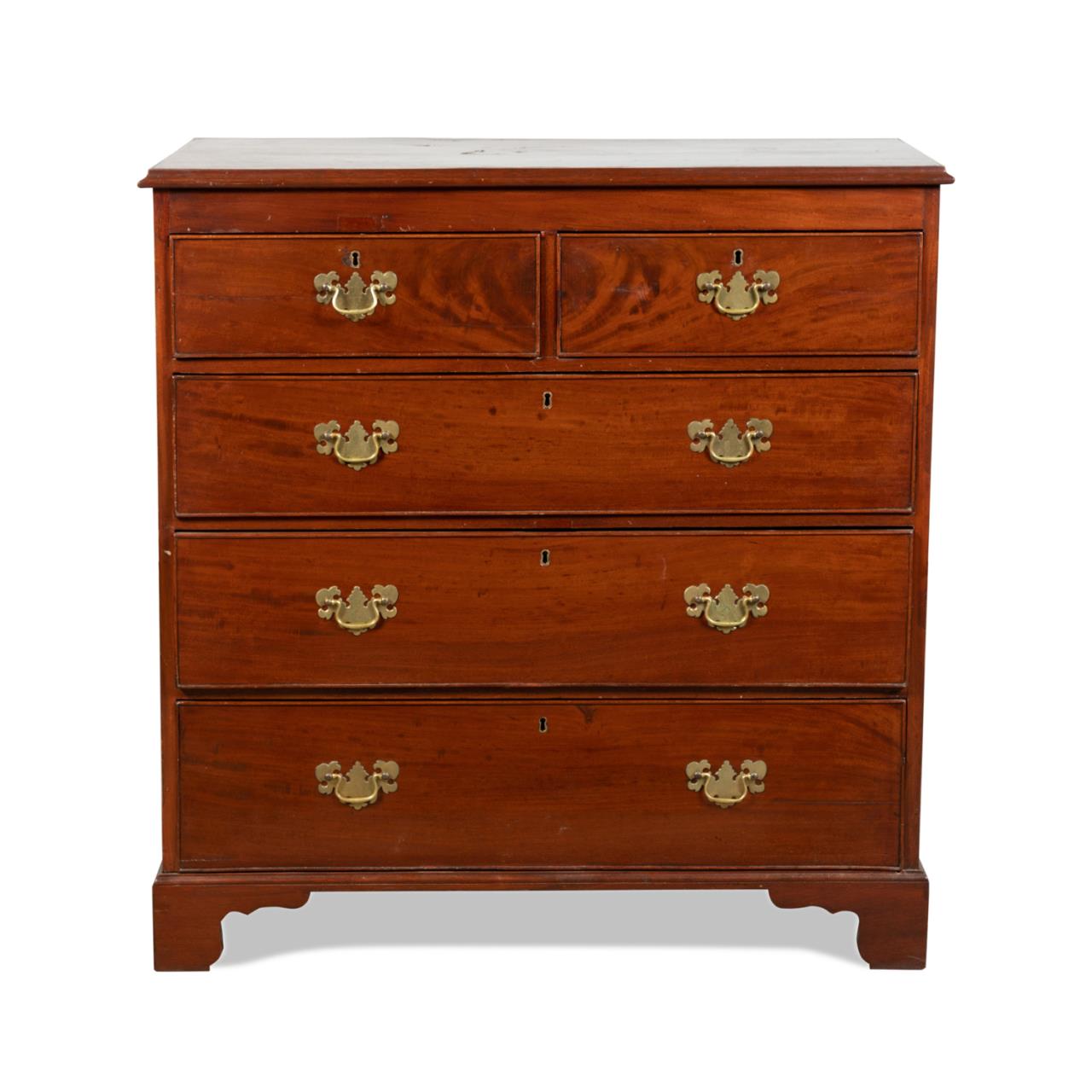 CHIPPENDALE STYLE MAHOGANY FIVE 2889c4
