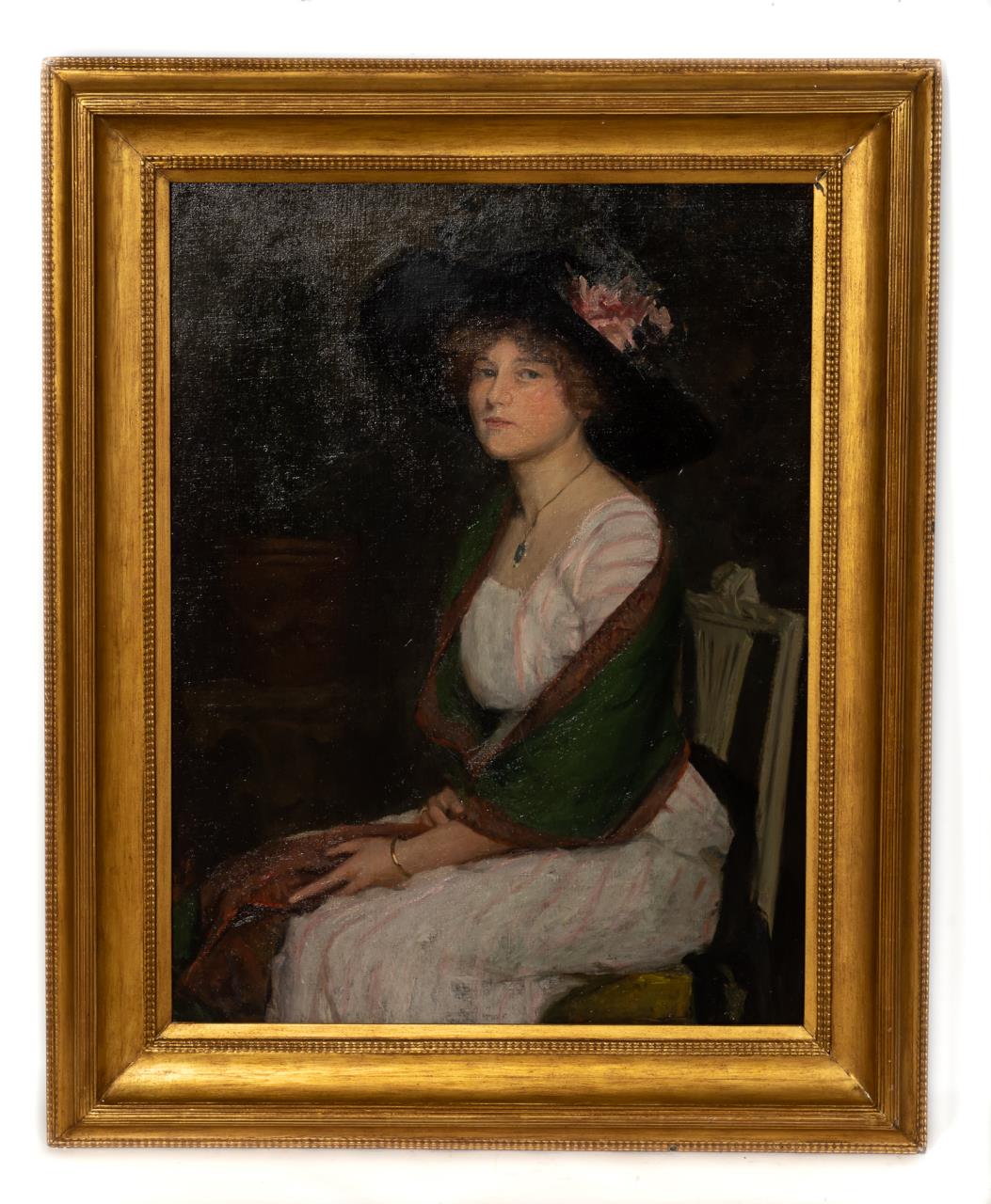 AMERICAN SCHOOL PORTRAIT OF A LADY 2889da