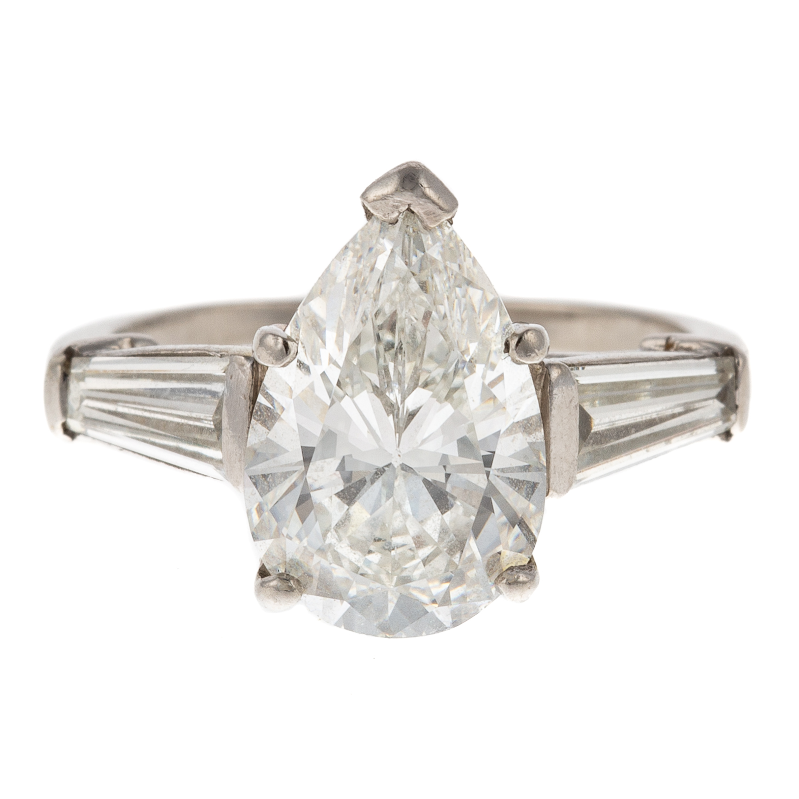 A 3 40 CT PEAR SHAPE DIAMOND RING 288cff