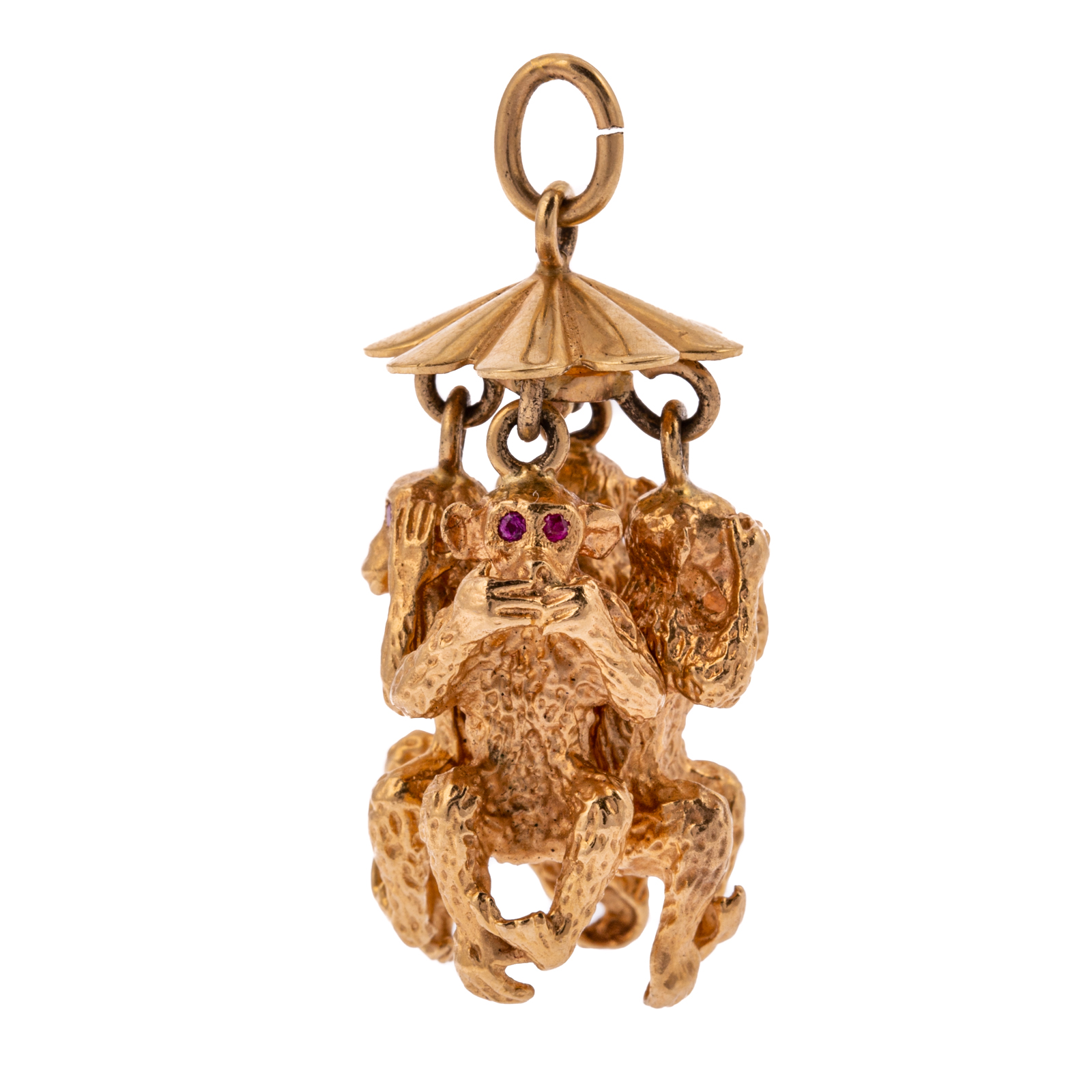 A WHIMSICAL WISE MONKEY CHARM IN 288d0c