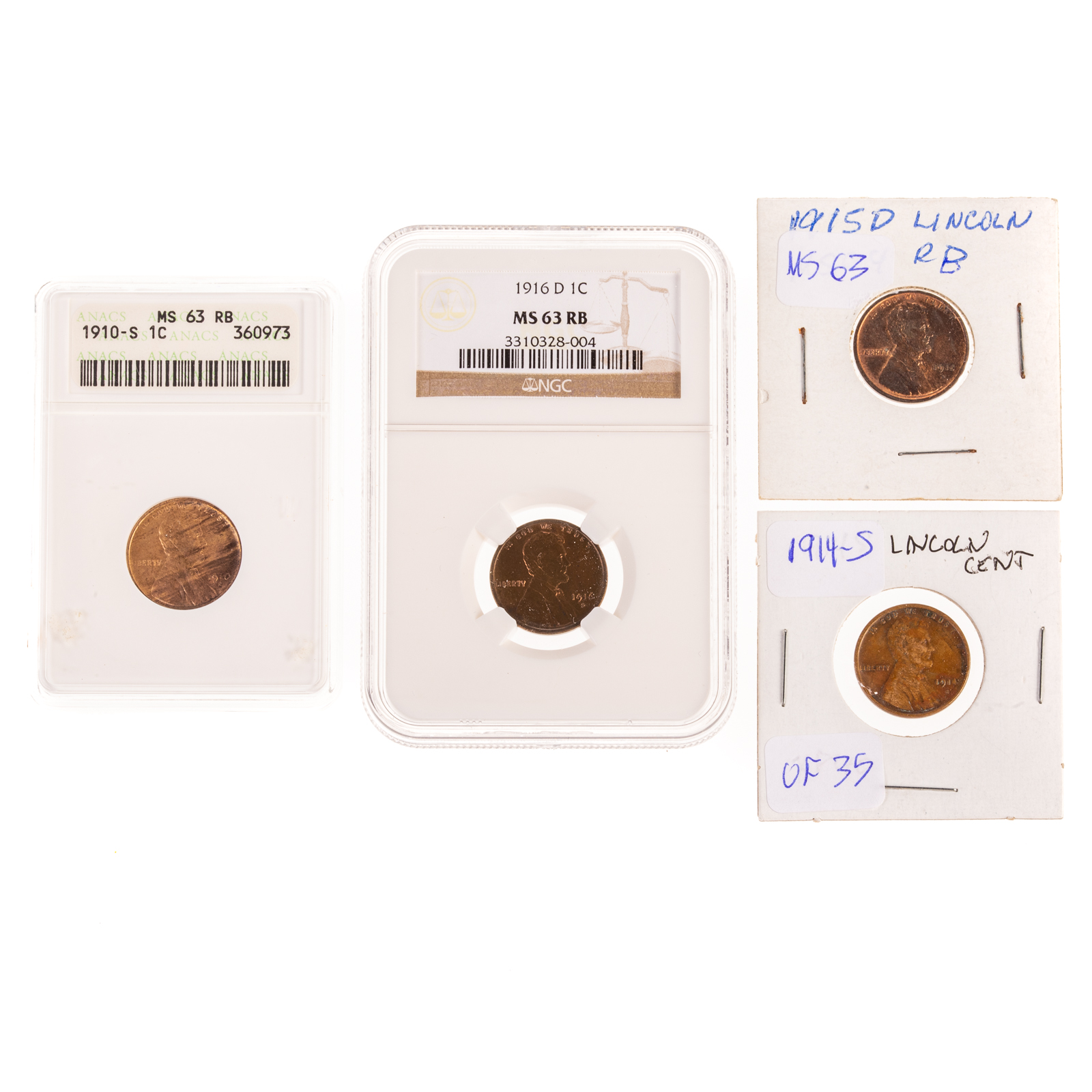 NICE GROUP OF BETTER LINCOLN CENTS
