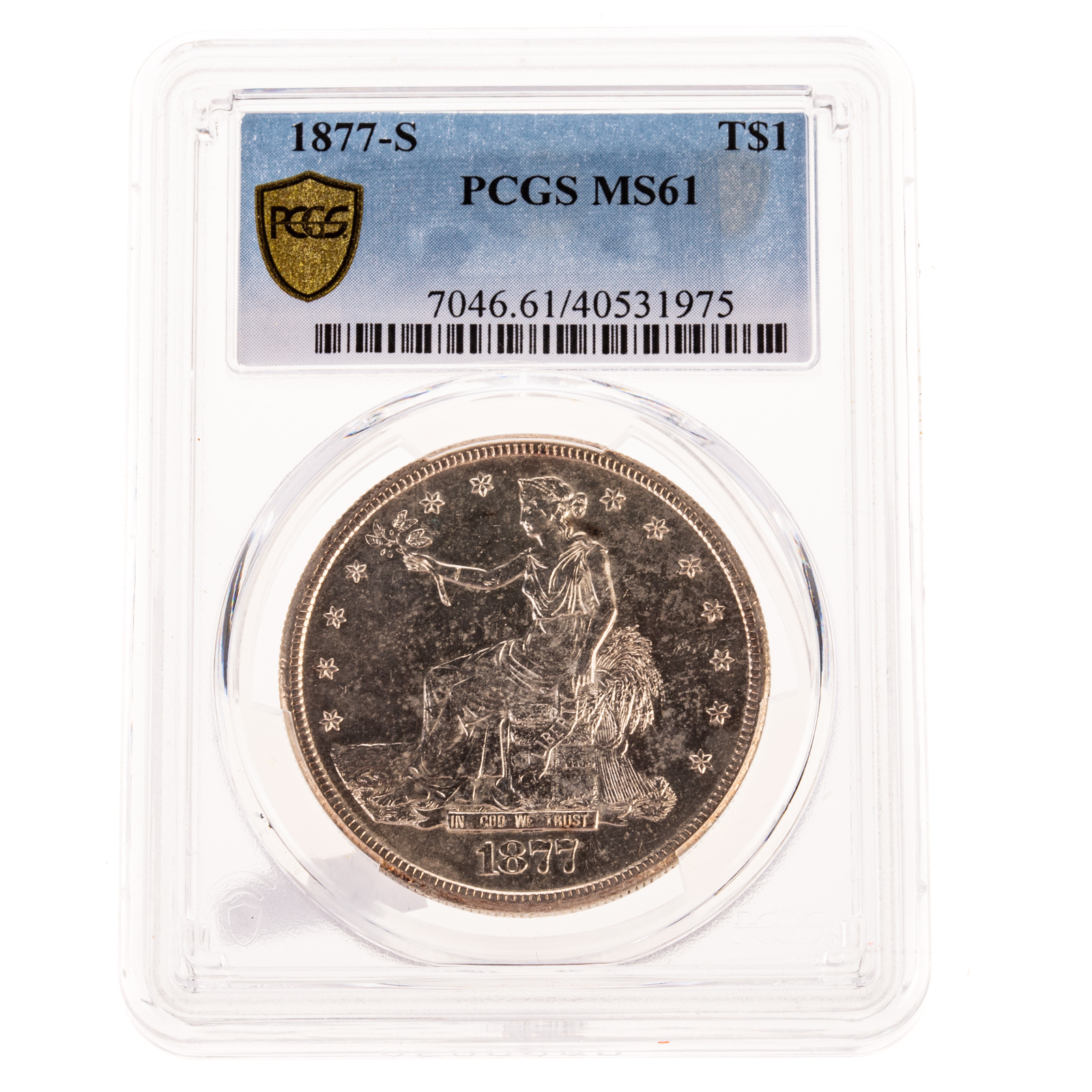 1877 S TRADE DOLLARS PCGS MS 61 288e49