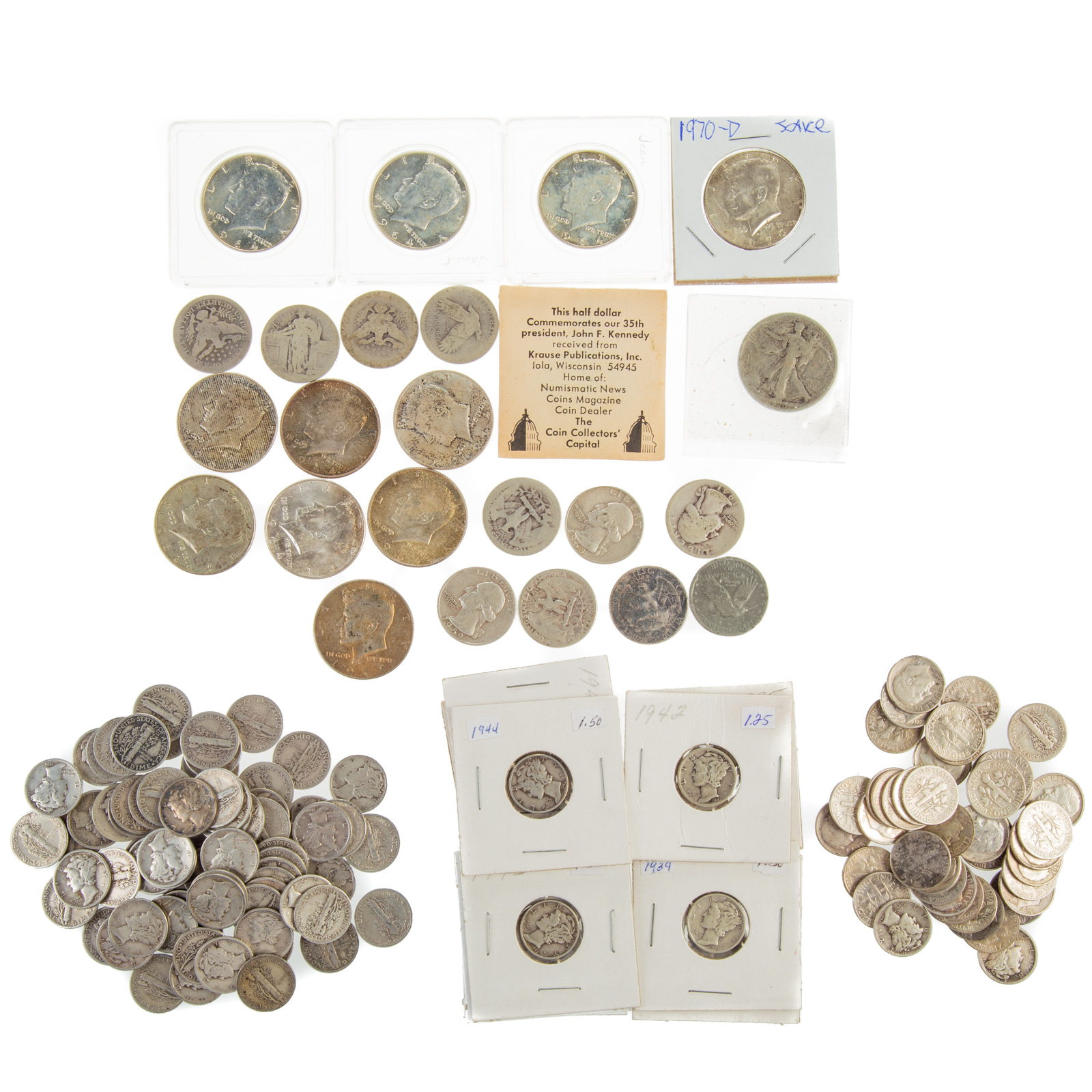 $21.05+ FACE US SILVER COINS WITH