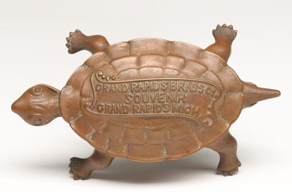 BRASS TURTLE ADVERTISING MATCH