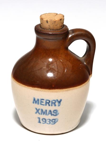 UHL POTTERY 1939 MERRY XMAS MINIATURE 28908e