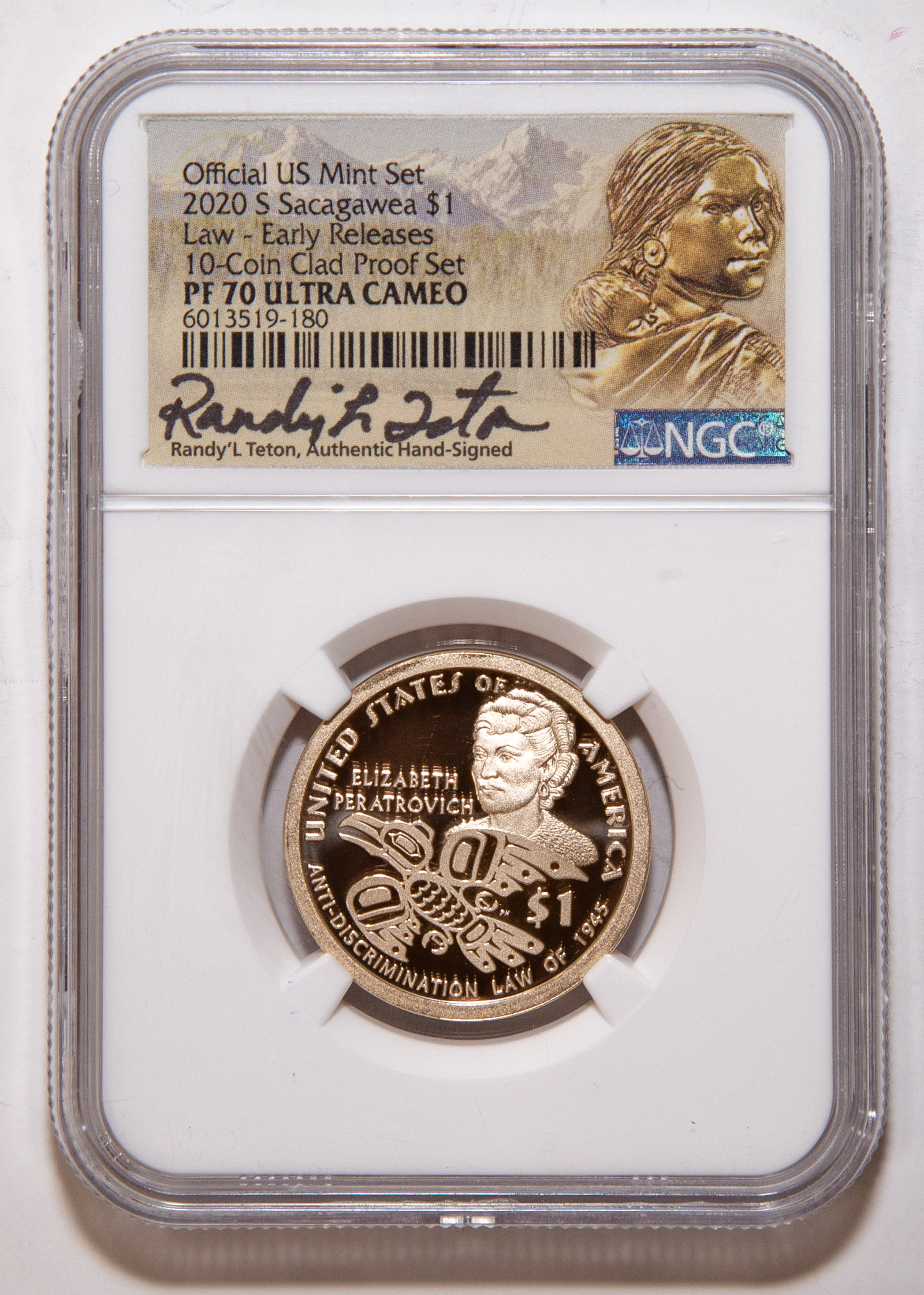 2020-S SACAGAWEA EARLY RELEASE NGC PF