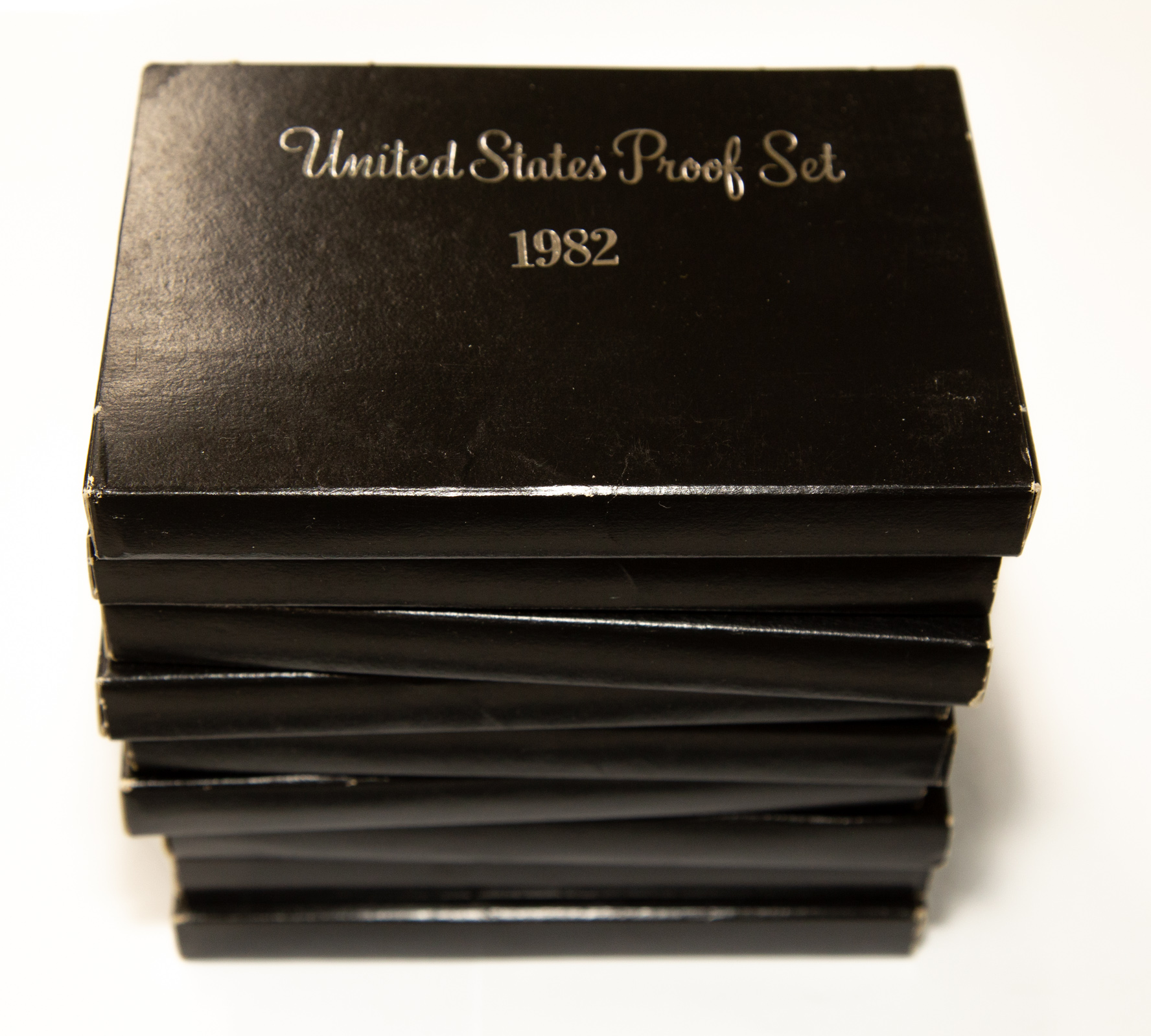 NINE UNITED STATES PROOF SETS,