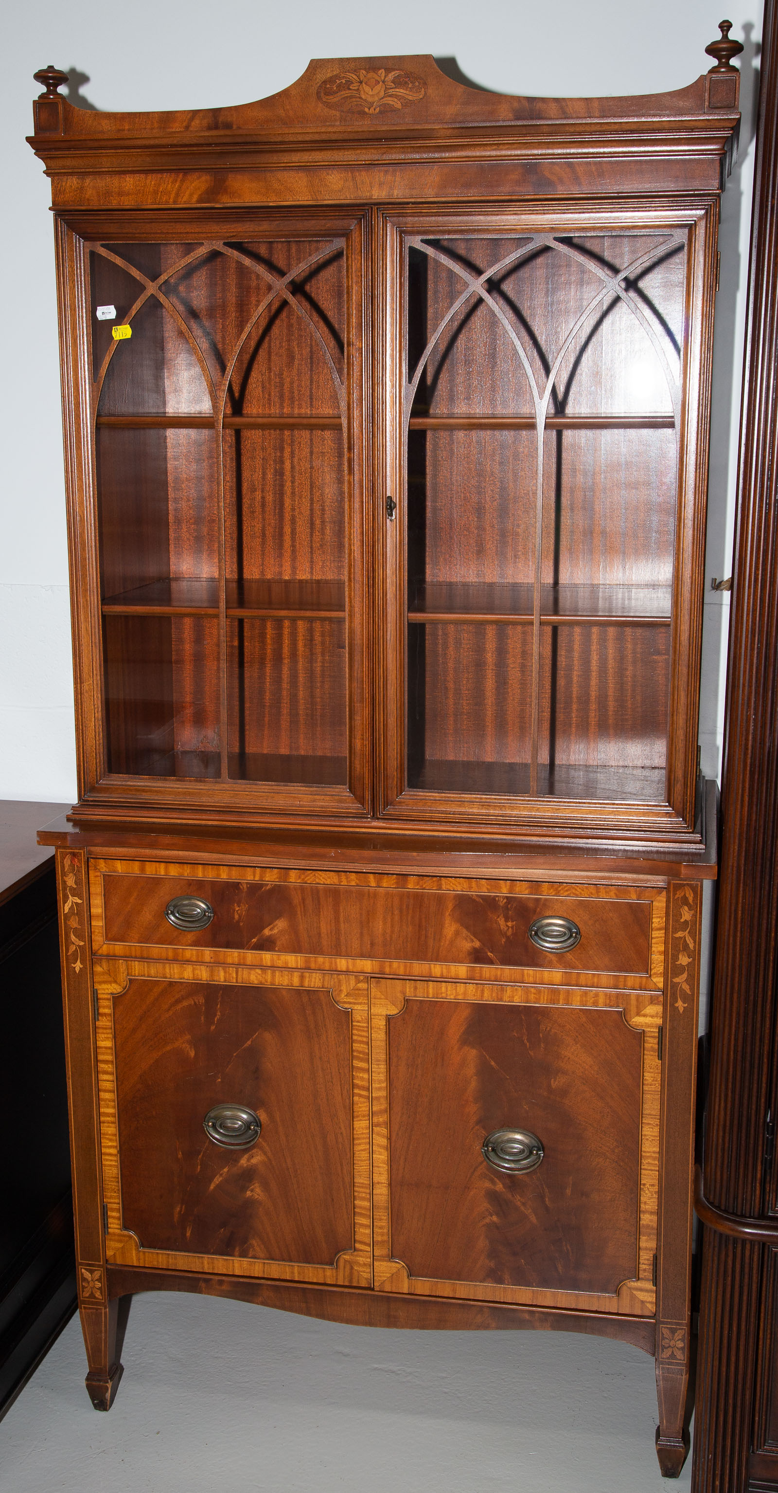 FEDERAL STYLE INLAID MAHOGANY BOOK