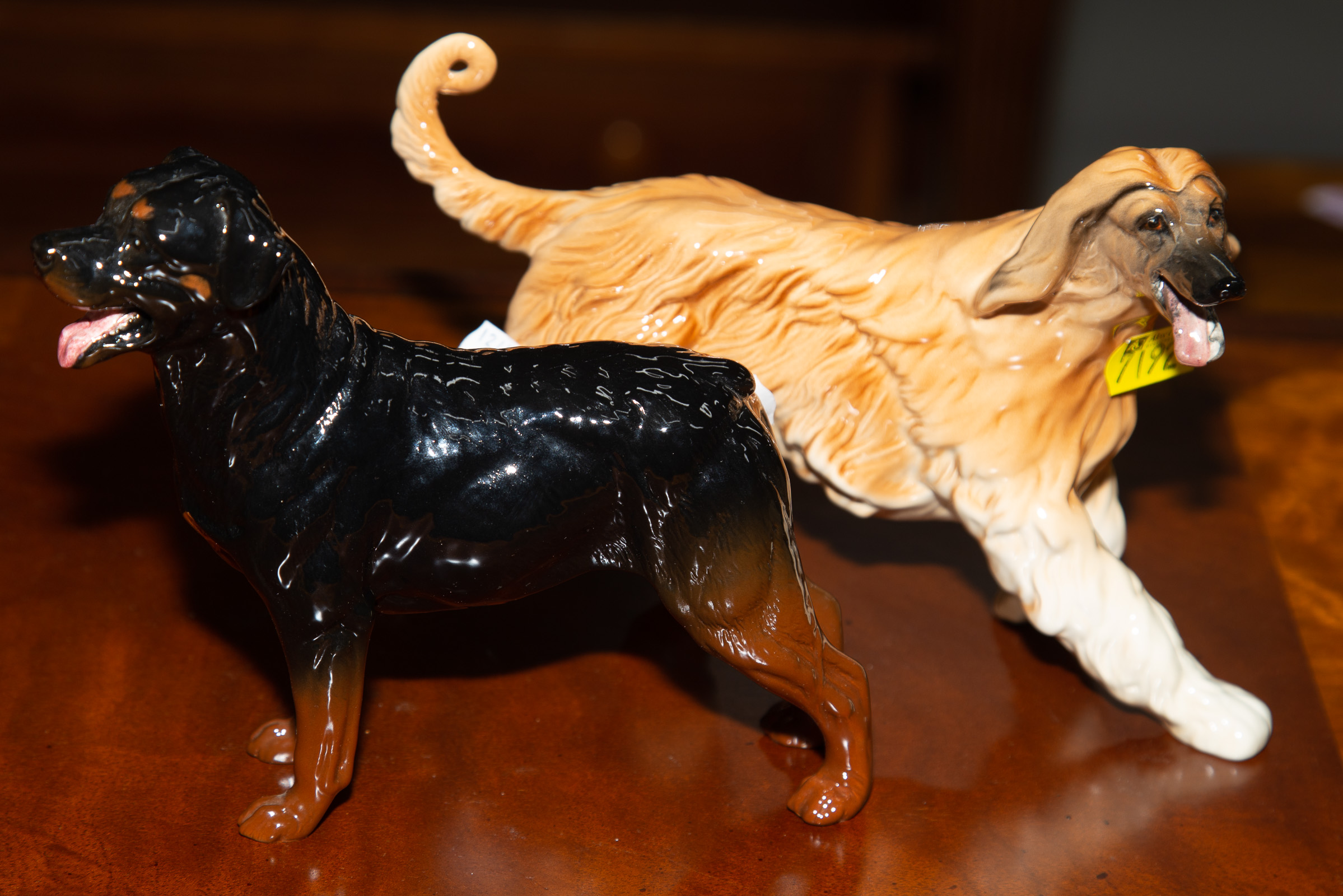 TWO ROYAL DOULTON CHINA DOGS Includes