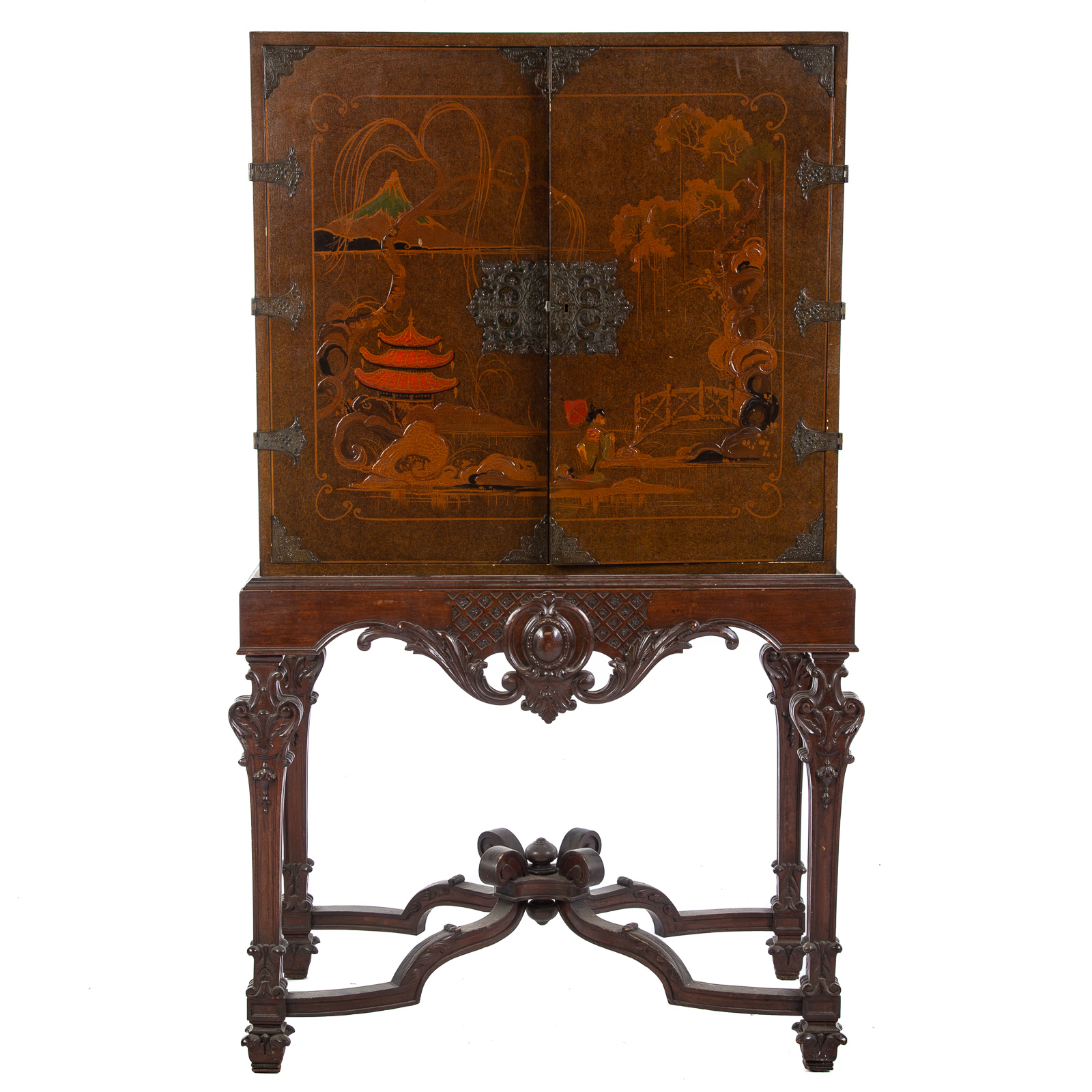 CHARLES X CHINOISERIE CABINET ON
