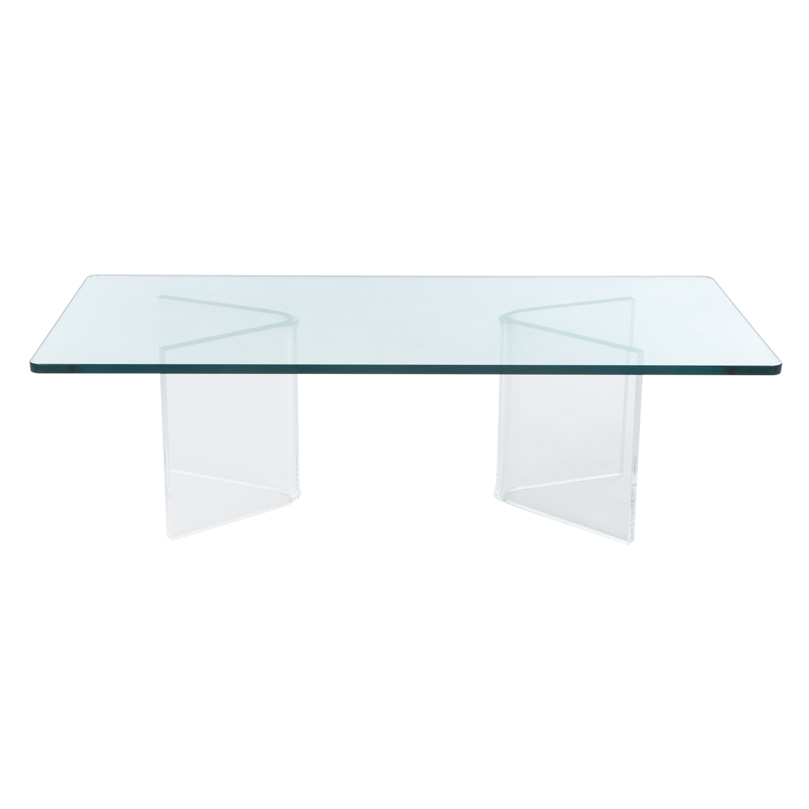 CONTEMPORARY GLASS TOP COFFEE TABLE 287264