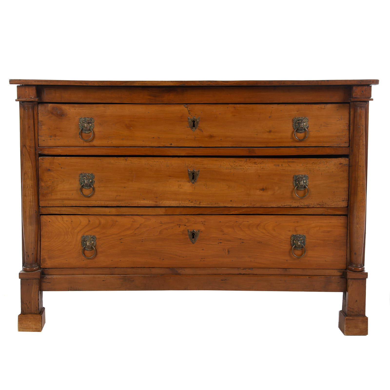 BIEDERMEIER THREE-DRAWER COMMODE