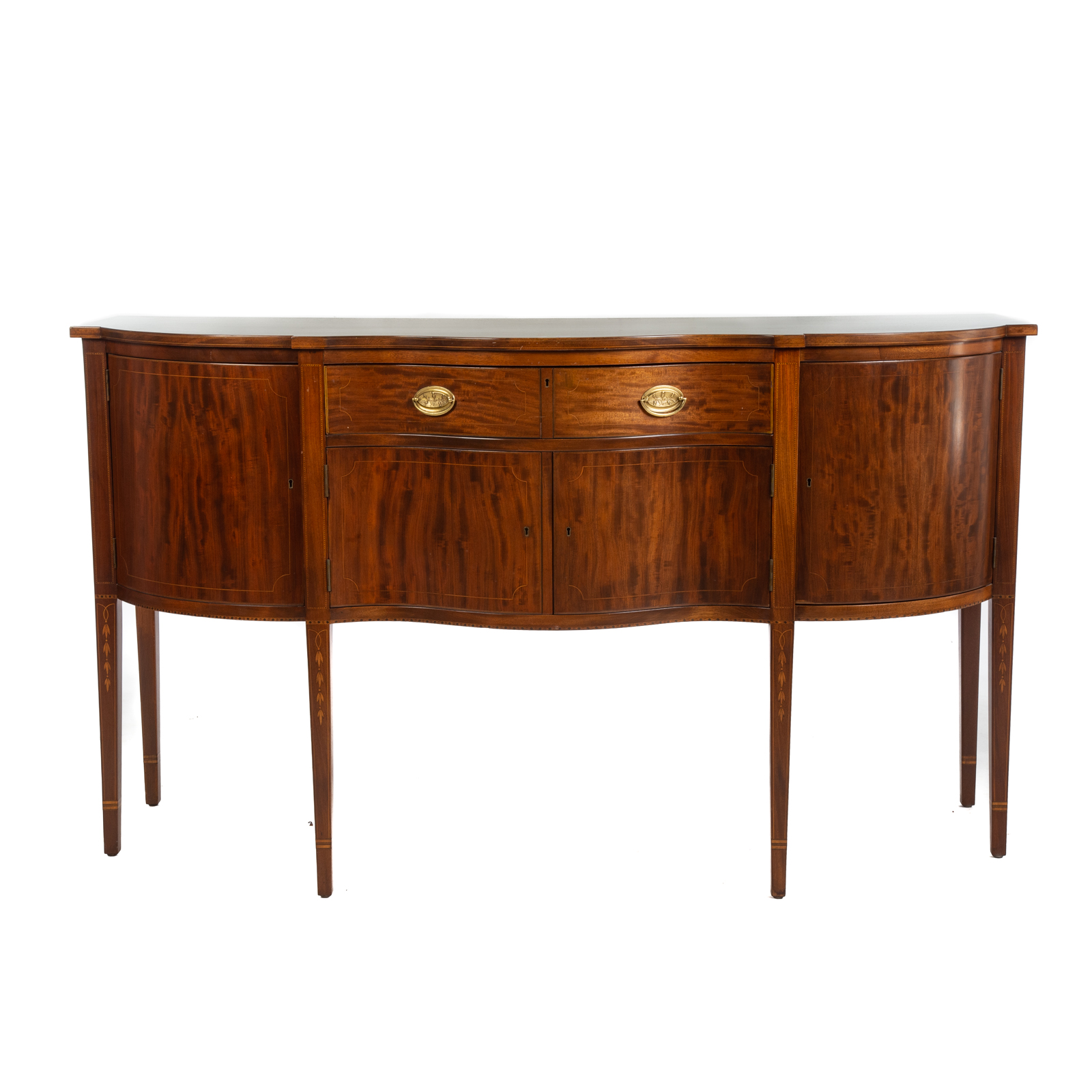 POTTHAST FEDERAL STYLE INLAID MAHOGANY 2872aa