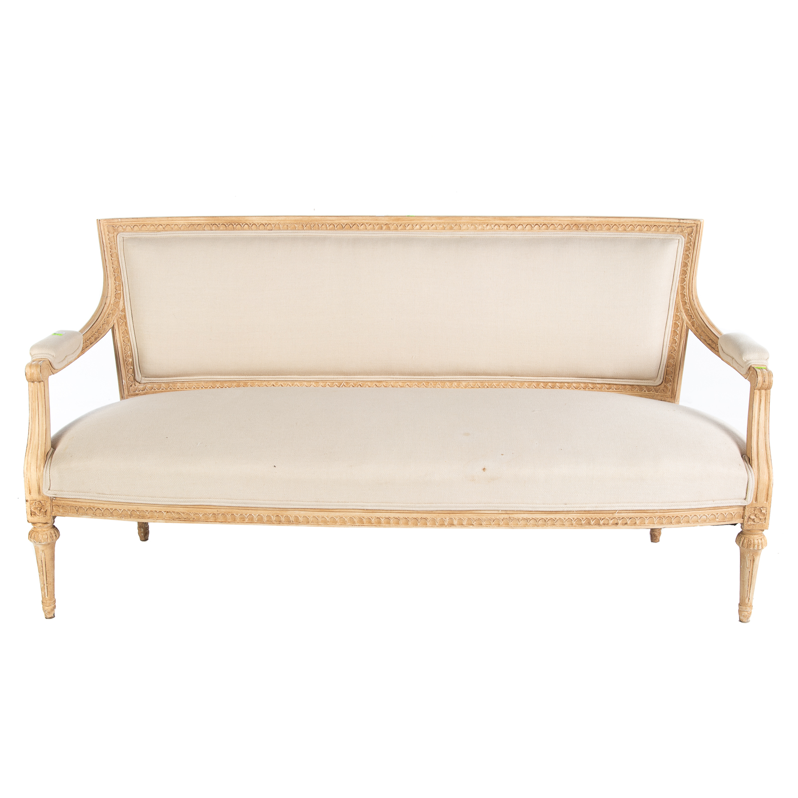 LOUIS XVI STYLE UPHOLSTERED SETTEE
