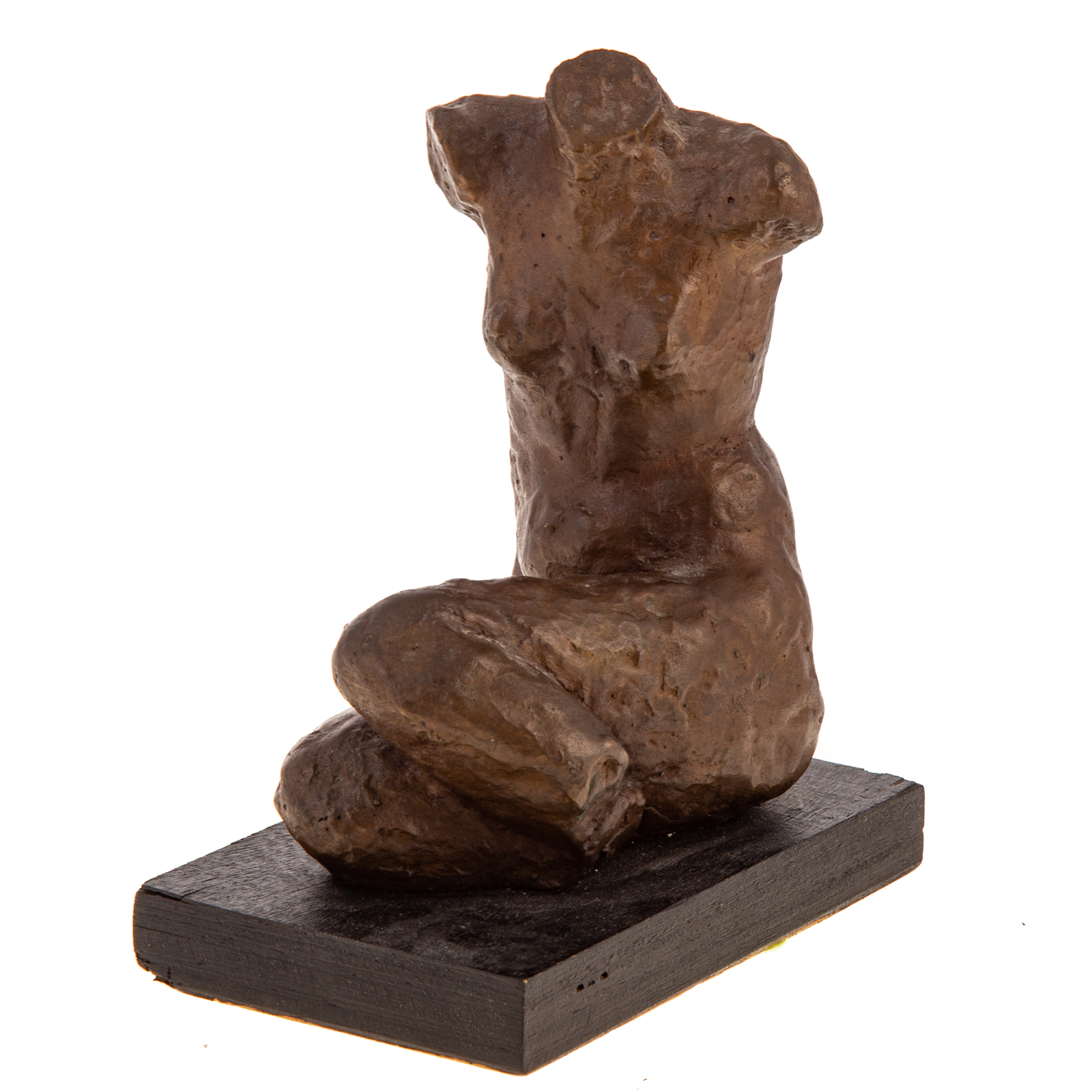 MOSHE ZIFFER. FEMALE NUDE, BRONZE SCULPTURE