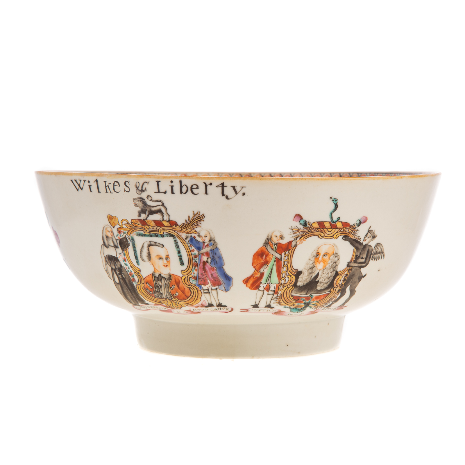 RARE CHINESE EXPORT WILKES LIBERTY 28756c