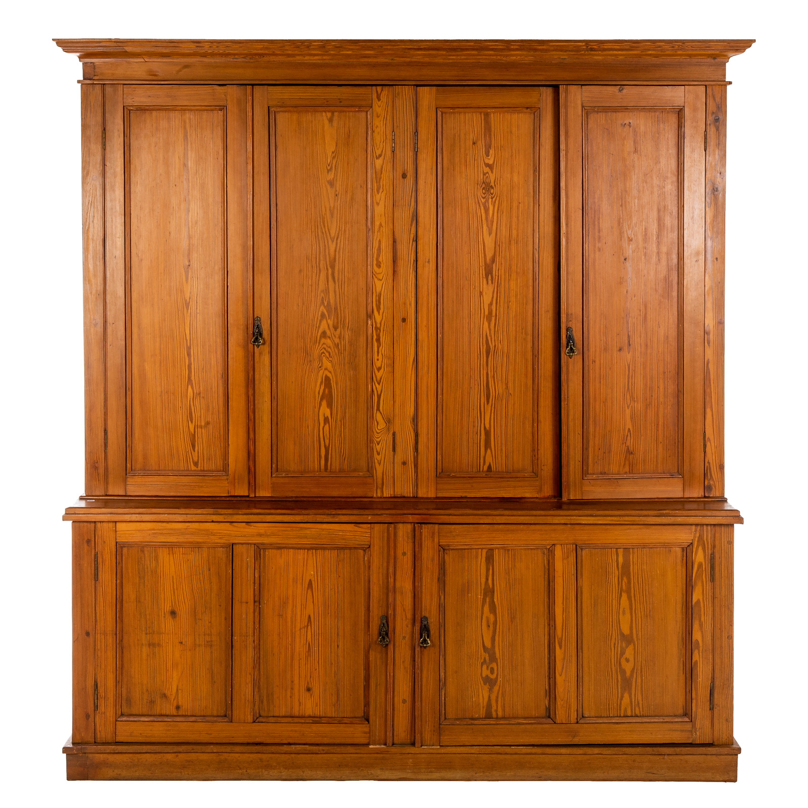 LARGE COUNTRY PINE STORE CUPBOARD 28759a