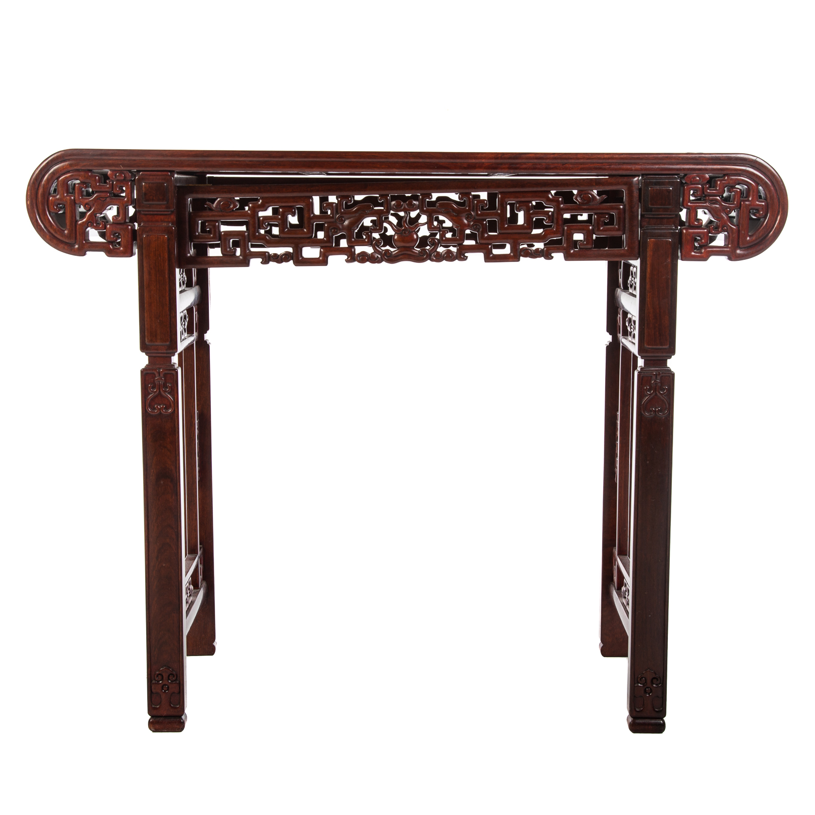 CHINESE CARVED HARDWOOD ALTAR TABLE 28759f