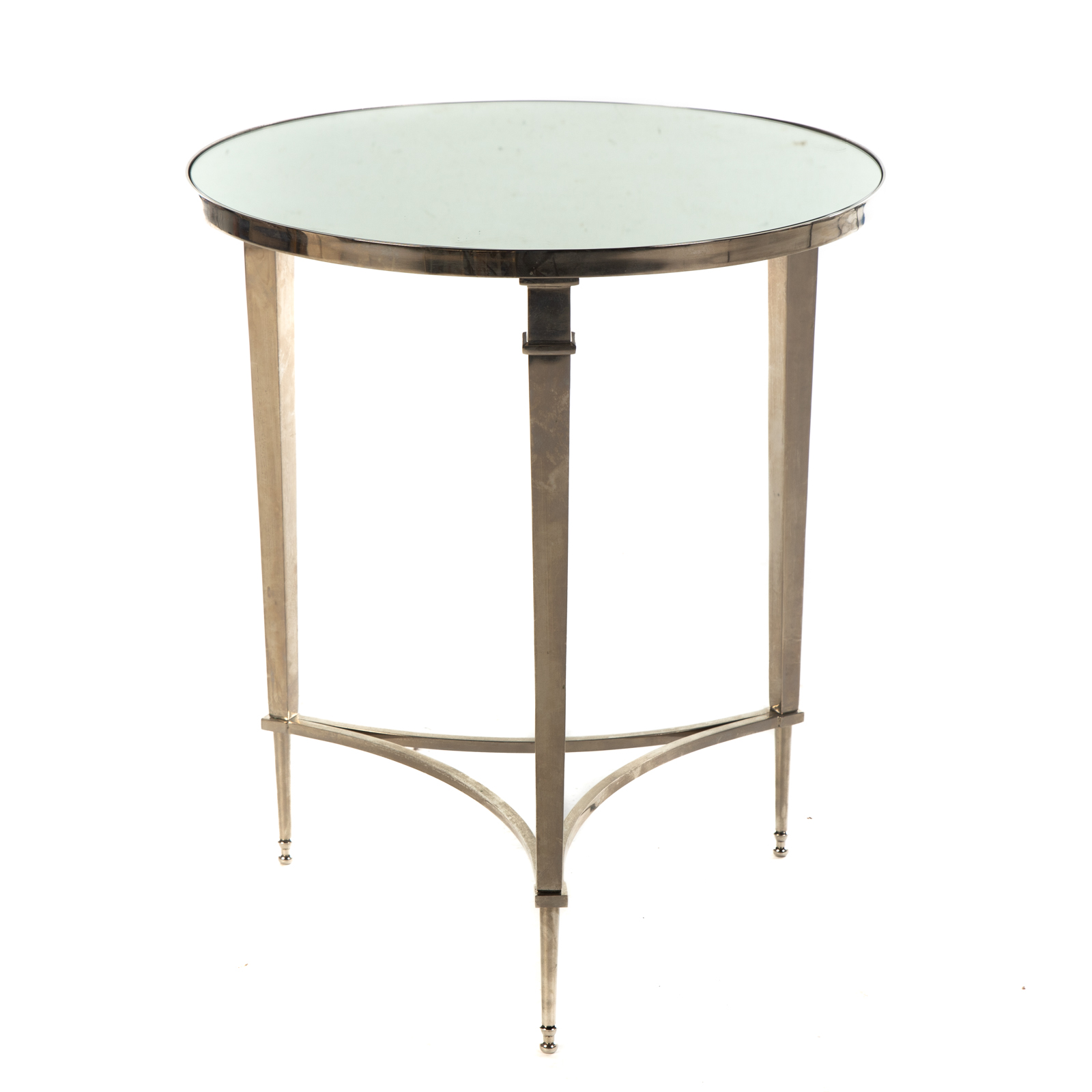 CONTEMPORARY ROUND METAL END TABLE 2875cd