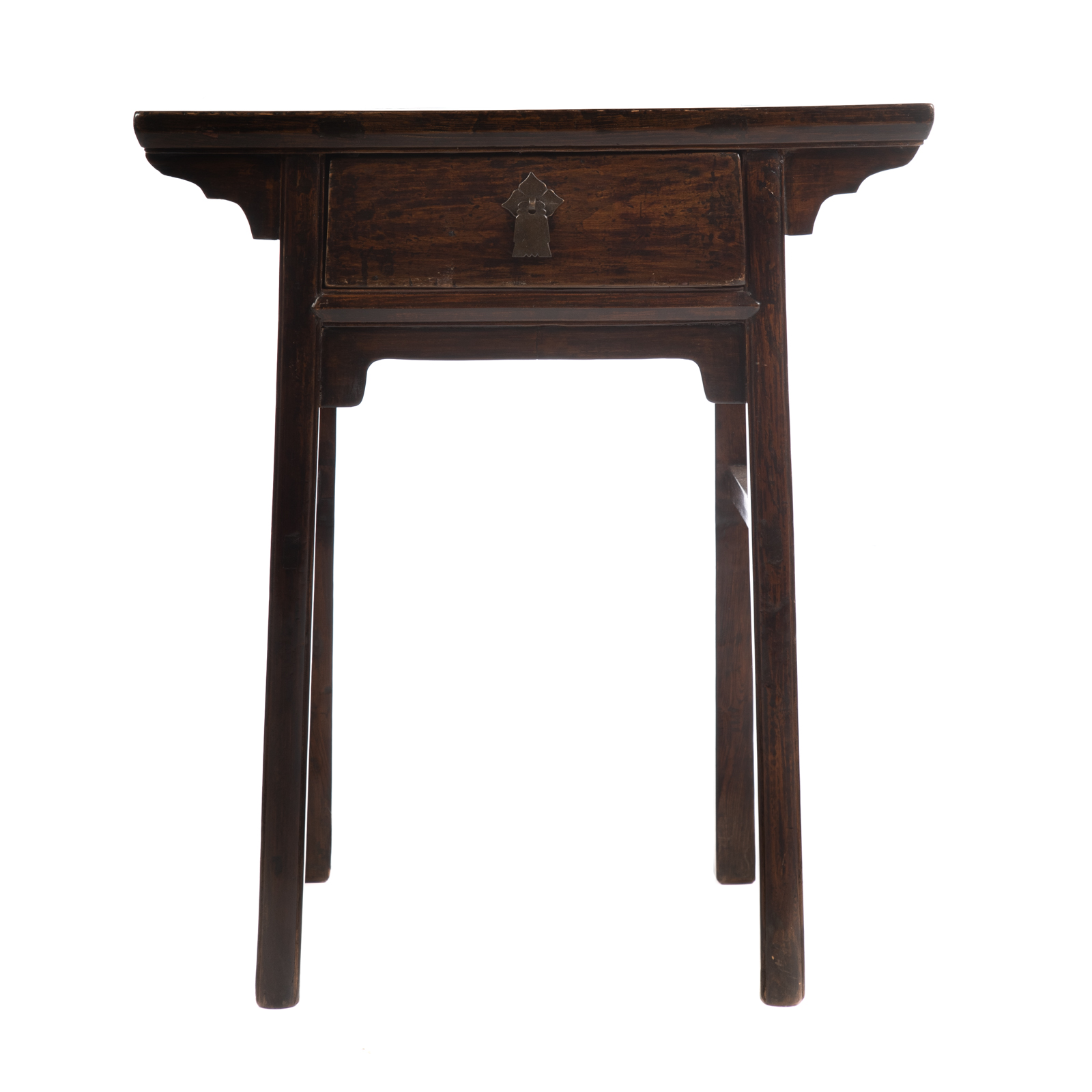 KOREAN ELM WOOD ALTAR FORM SIDE 2875d6