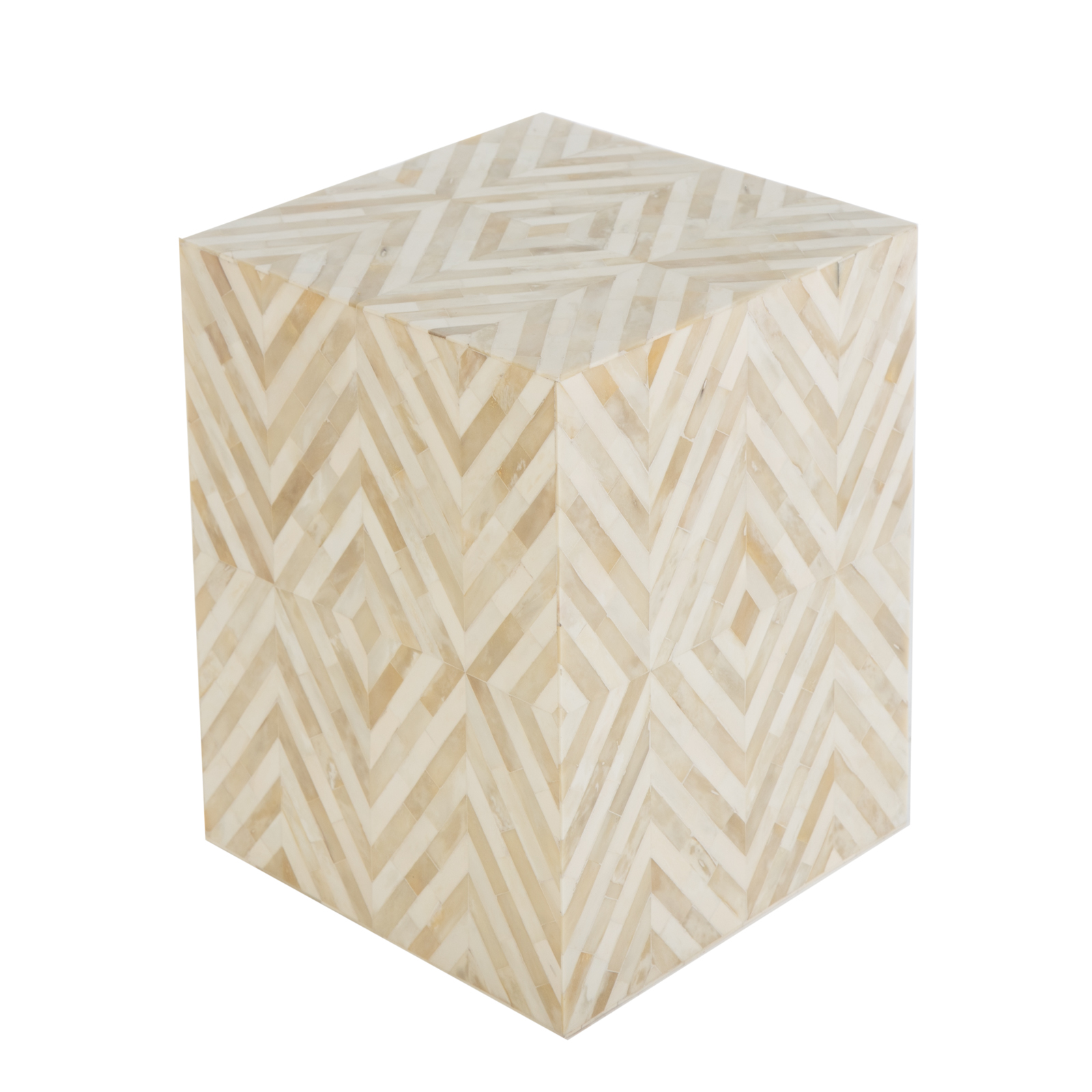 CONTEMPORARY GEOMETRIC CUBE SIDE 2875d8
