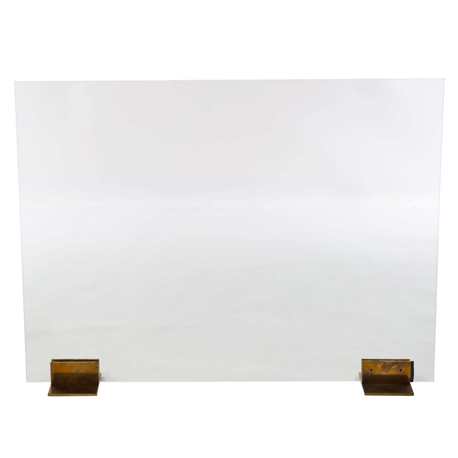 LARGE CONTEMPORARY BRASS GLASS 28763c