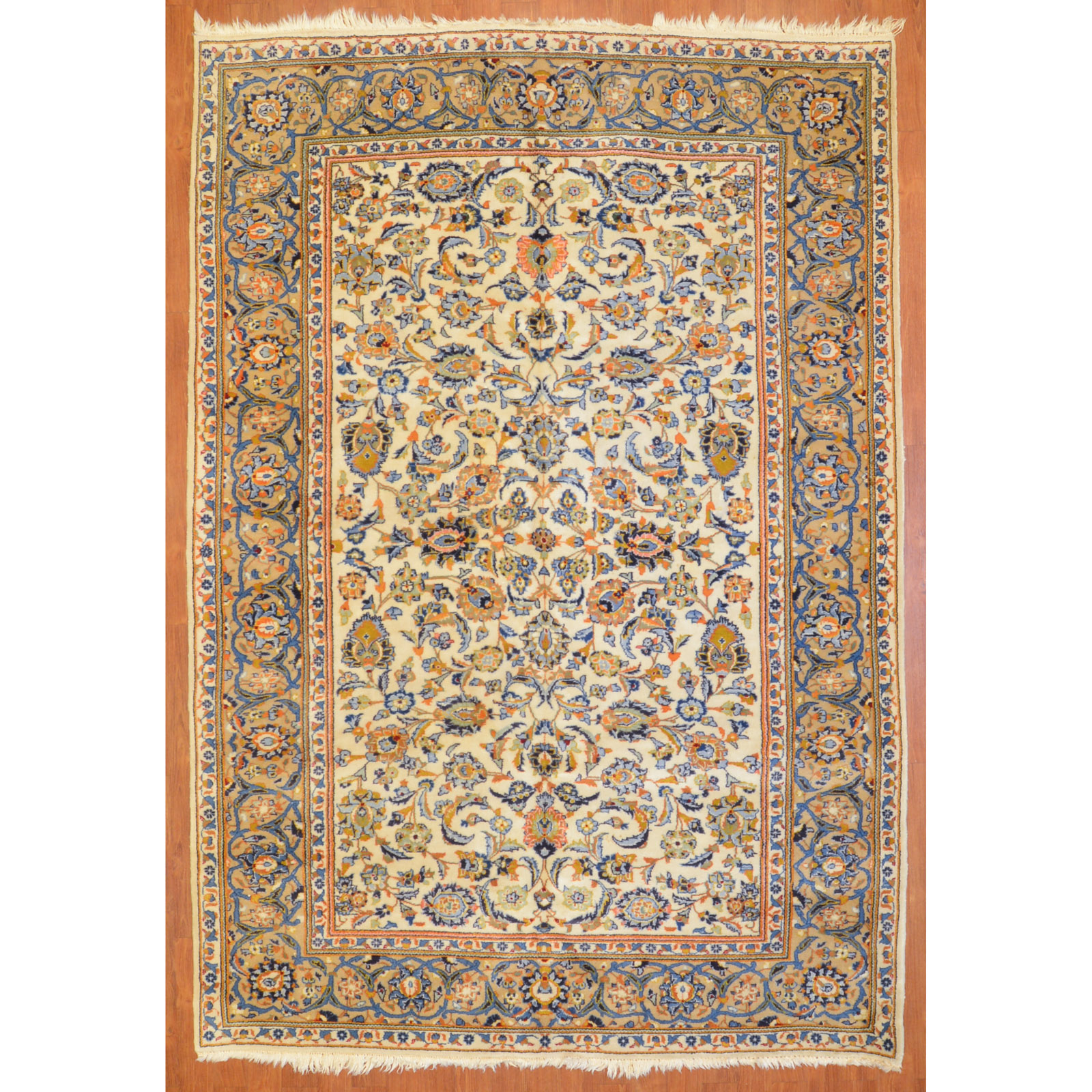 KASHAN RUG, PERSIA, 6.9 X 9.8 Fourth