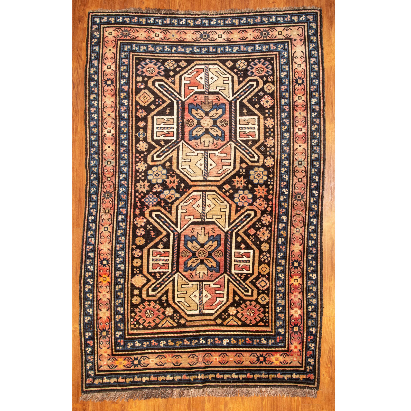 KAZAK RUG, CAUCASUS, 4.2 X 6.6