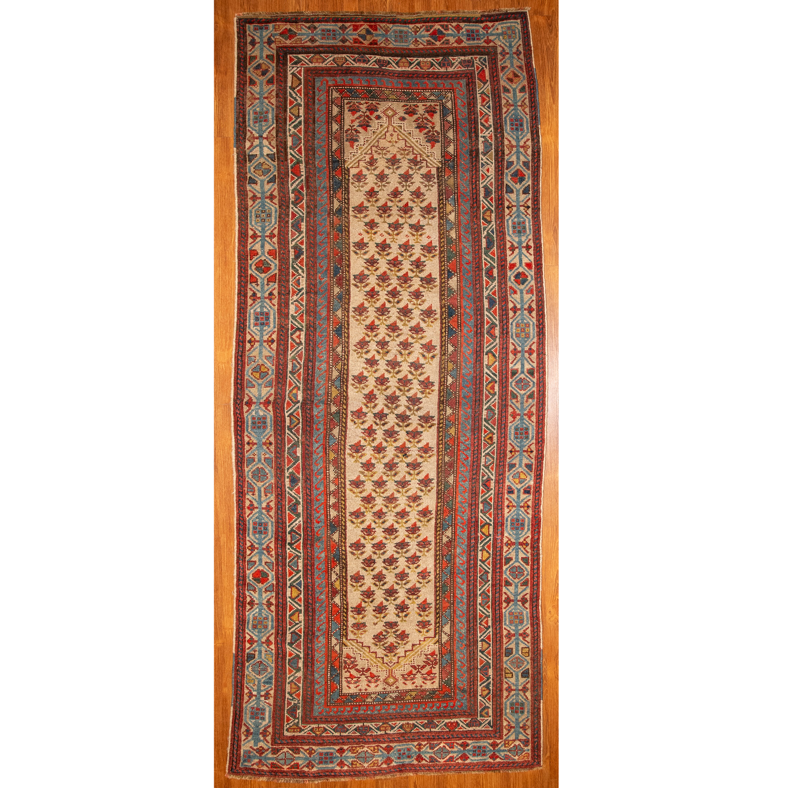 ANTIQUE CAUCASIAN RUG 3 6 X 8 9 287734