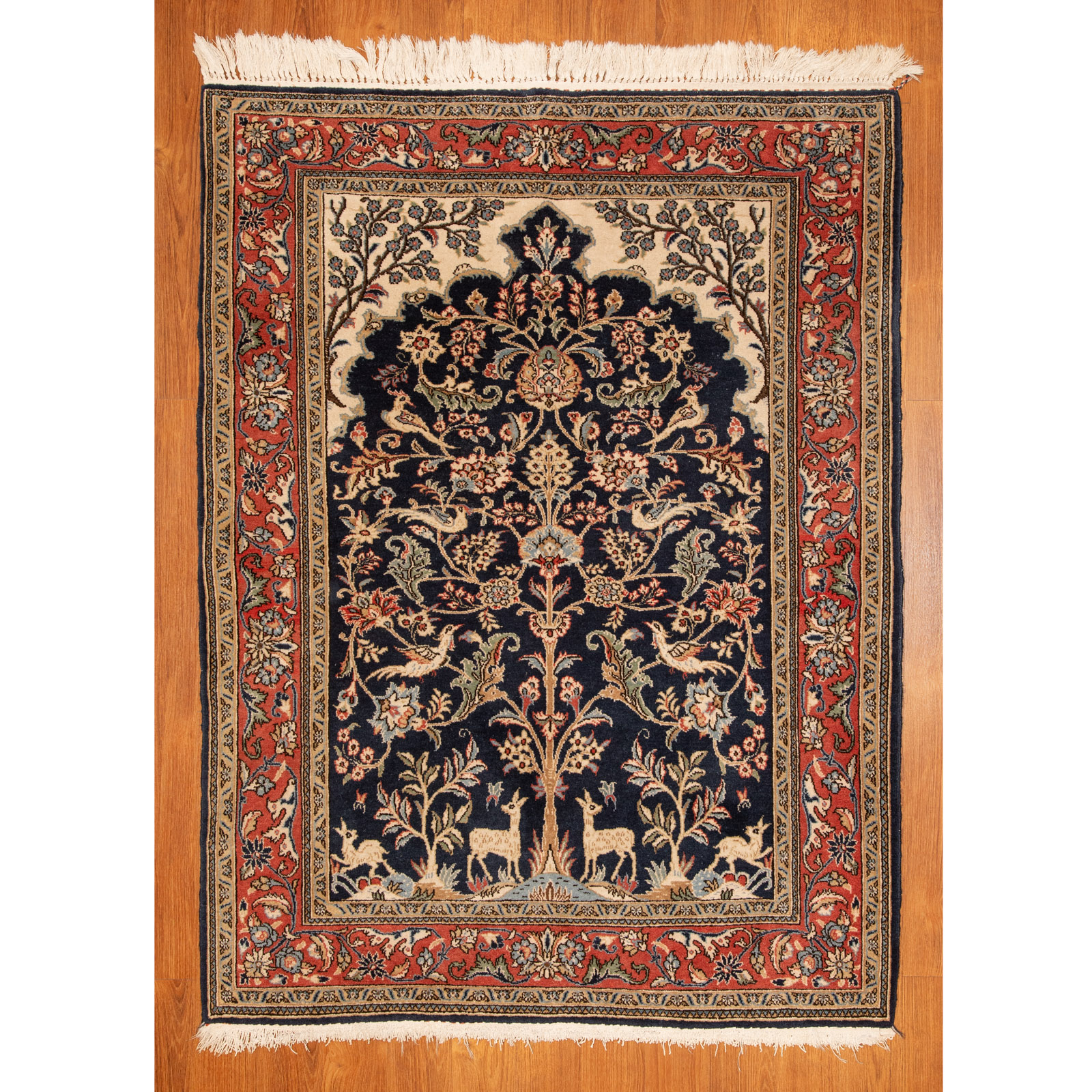 QUM PRAYER RUG PERSIA 3 8 X 4 9 28773e