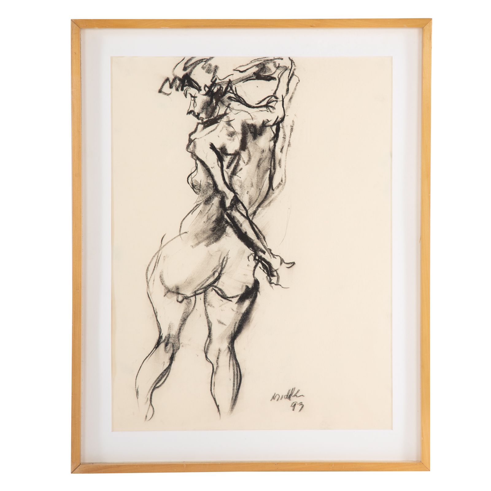RAOUL MIDDLEMAN. FEMALE NUDE STUDY,