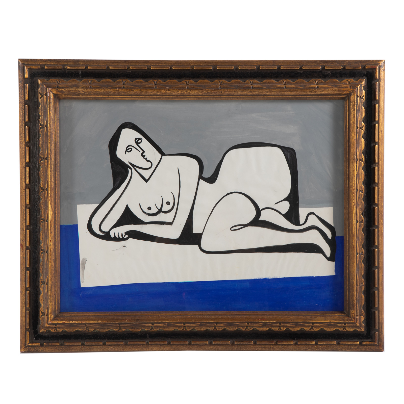 BERNARD SEGAL THE MUSE GOUACHE 287797