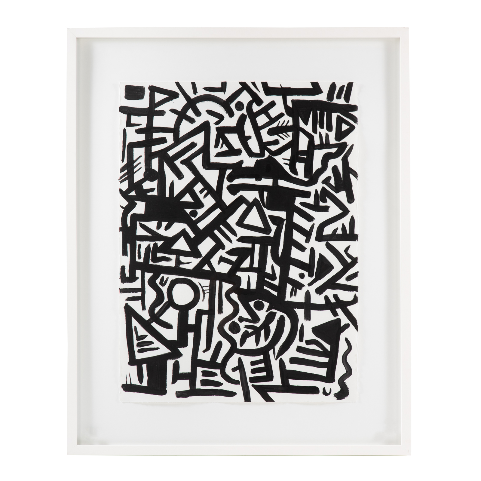 ALLAN PAUL. "MAZE II," ACRYLIC