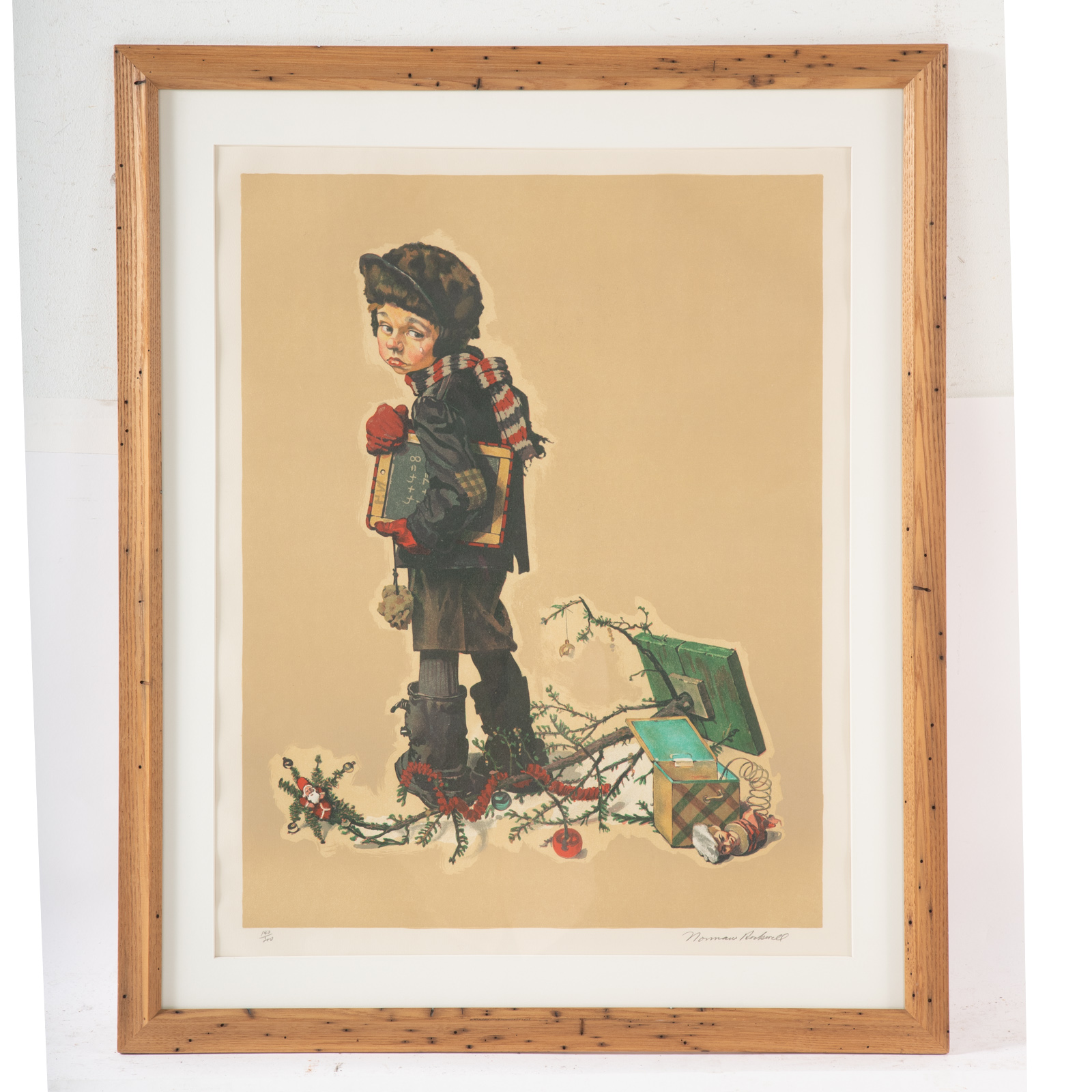 NORMAN ROCKWELL AFTER CHRISTMAS  28781a